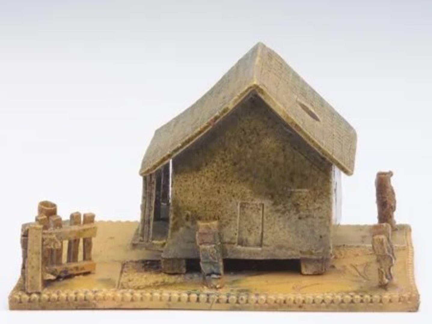 George Ohr – Cottage Inkwell