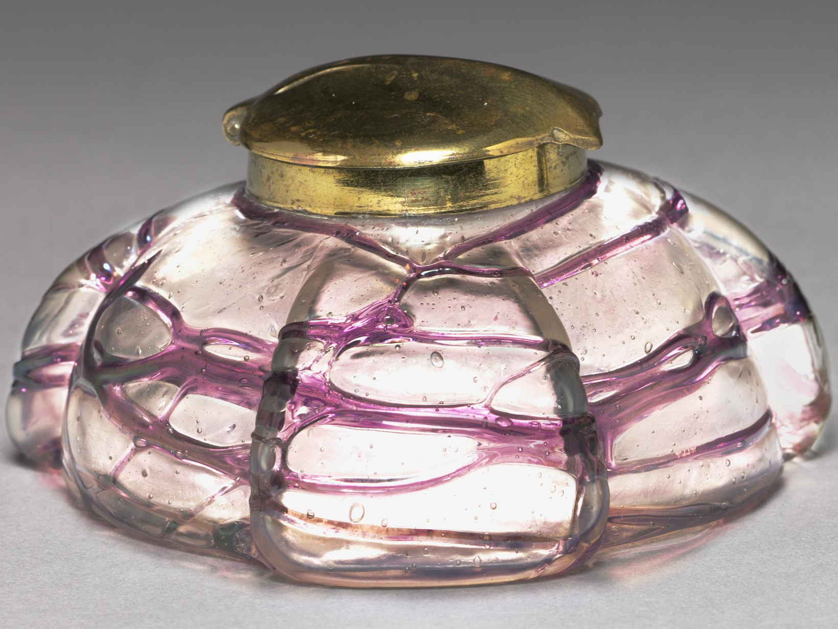 Pallme-König & Habel Art Glass Inkwell