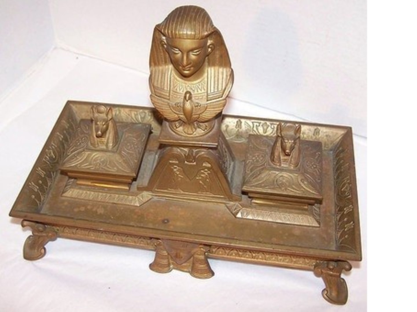 Egyptian Revival Inkstand