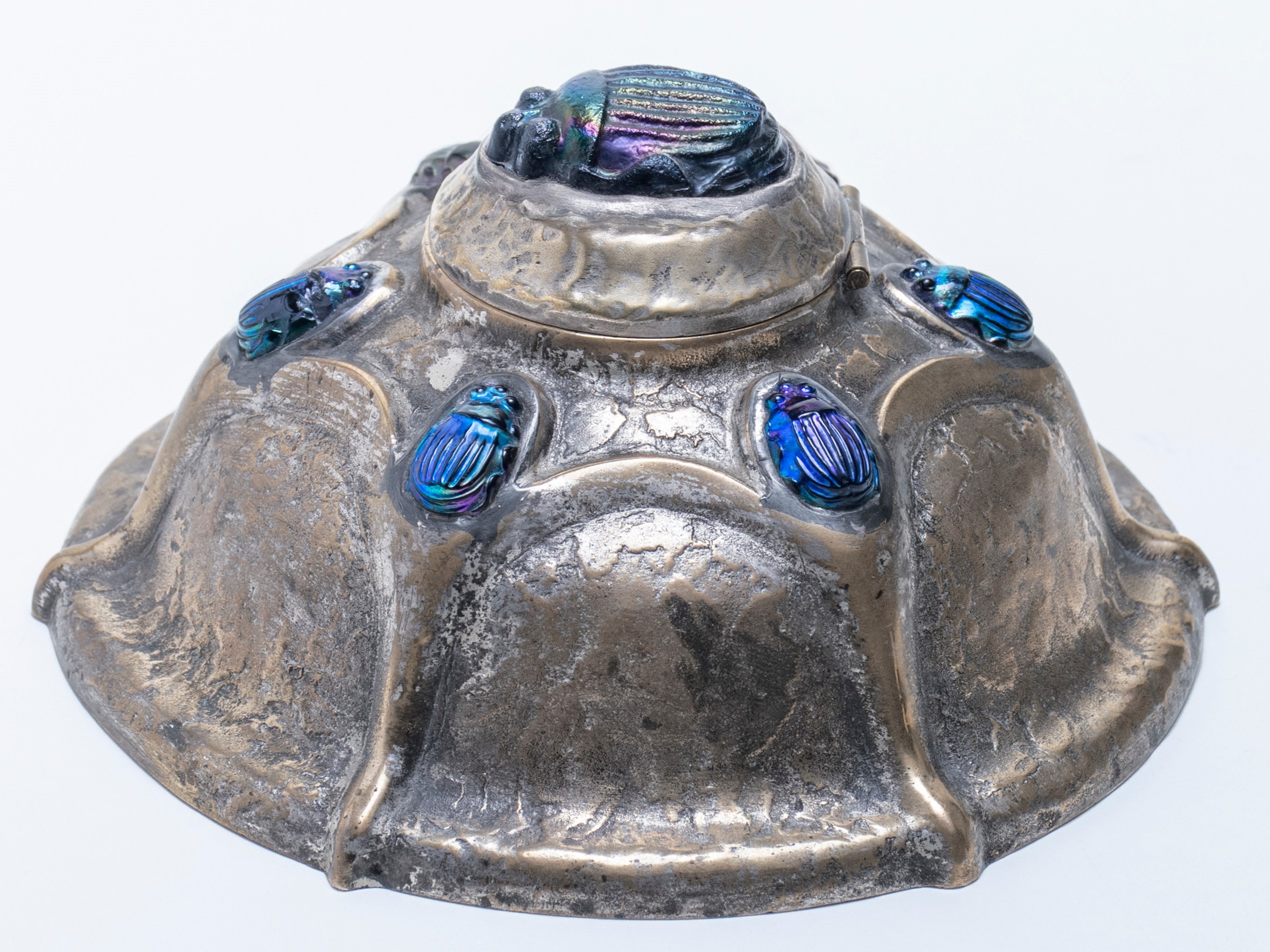 Tiffany Scarab Inkwell