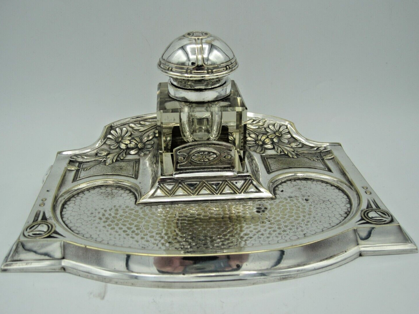 Silverplated Inkstand