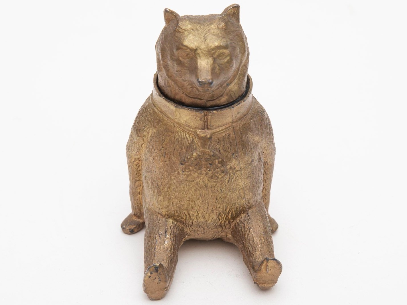 Sitting Bear Wearing a Tie