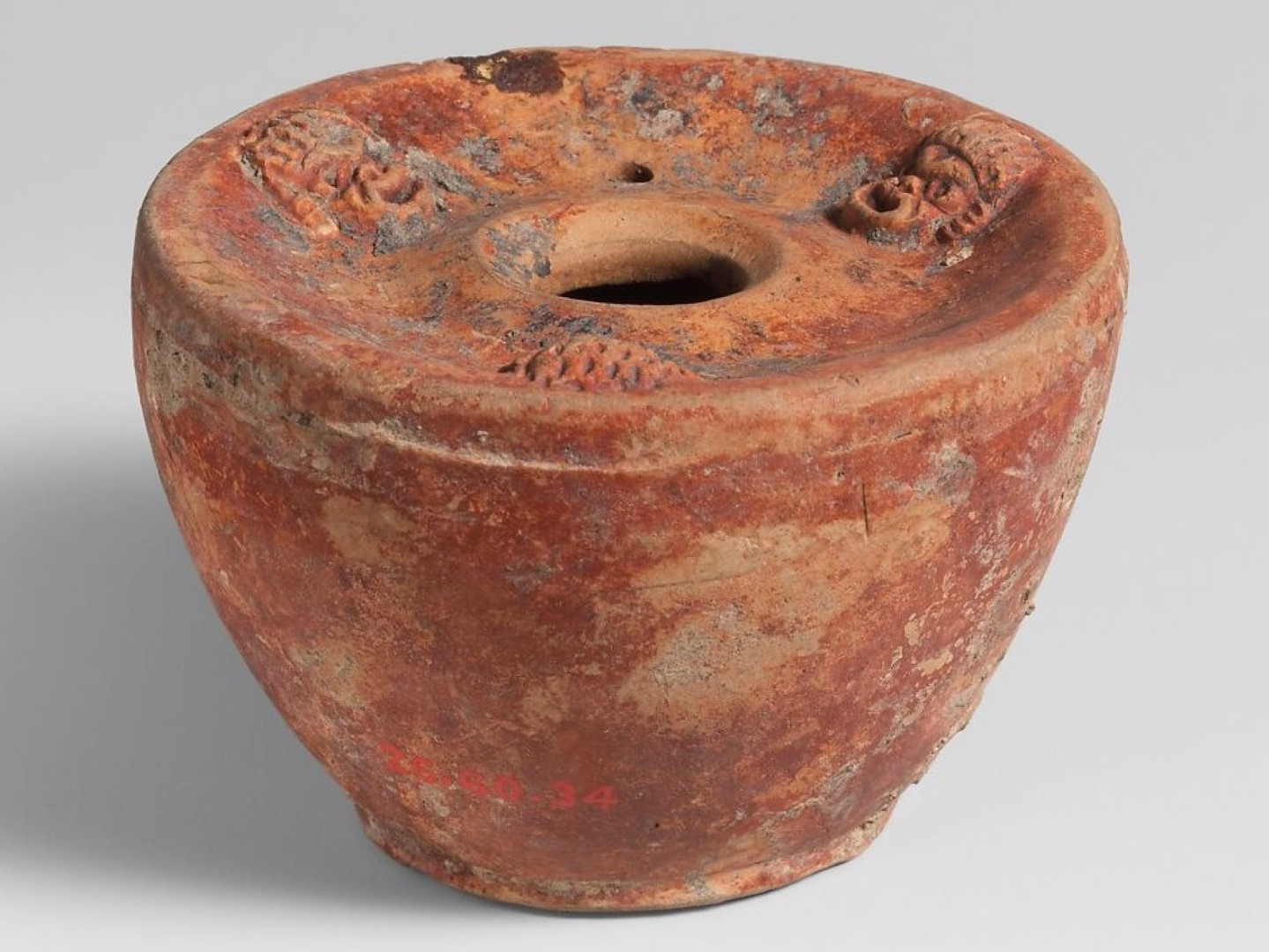 Terra Cotta Inkwell