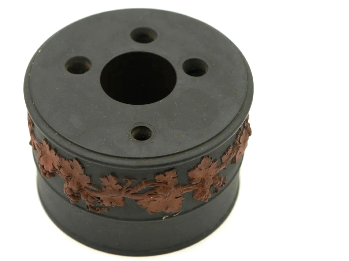 Wedgwood Black Basalt Inkwell