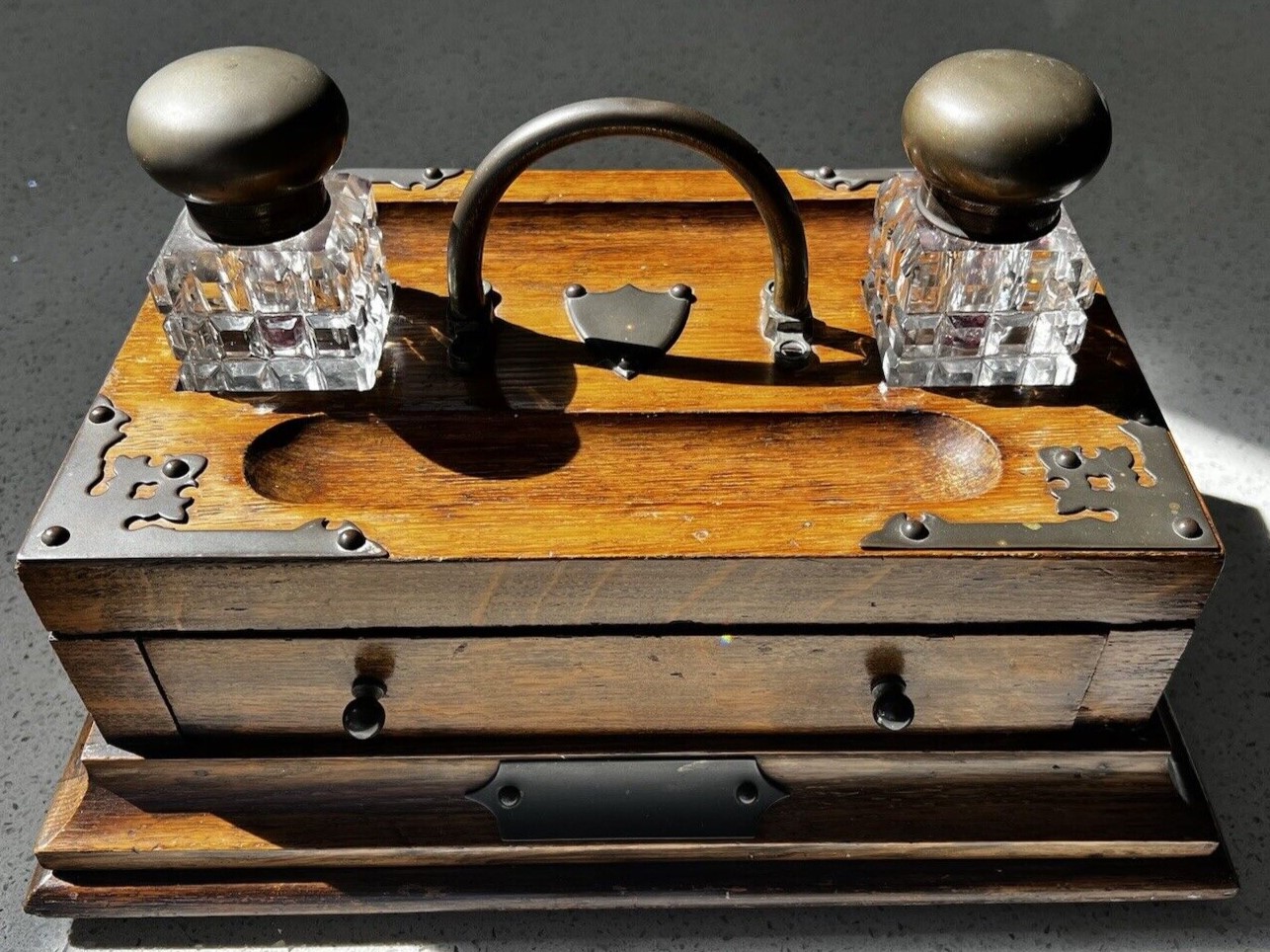 Oak Writing Box