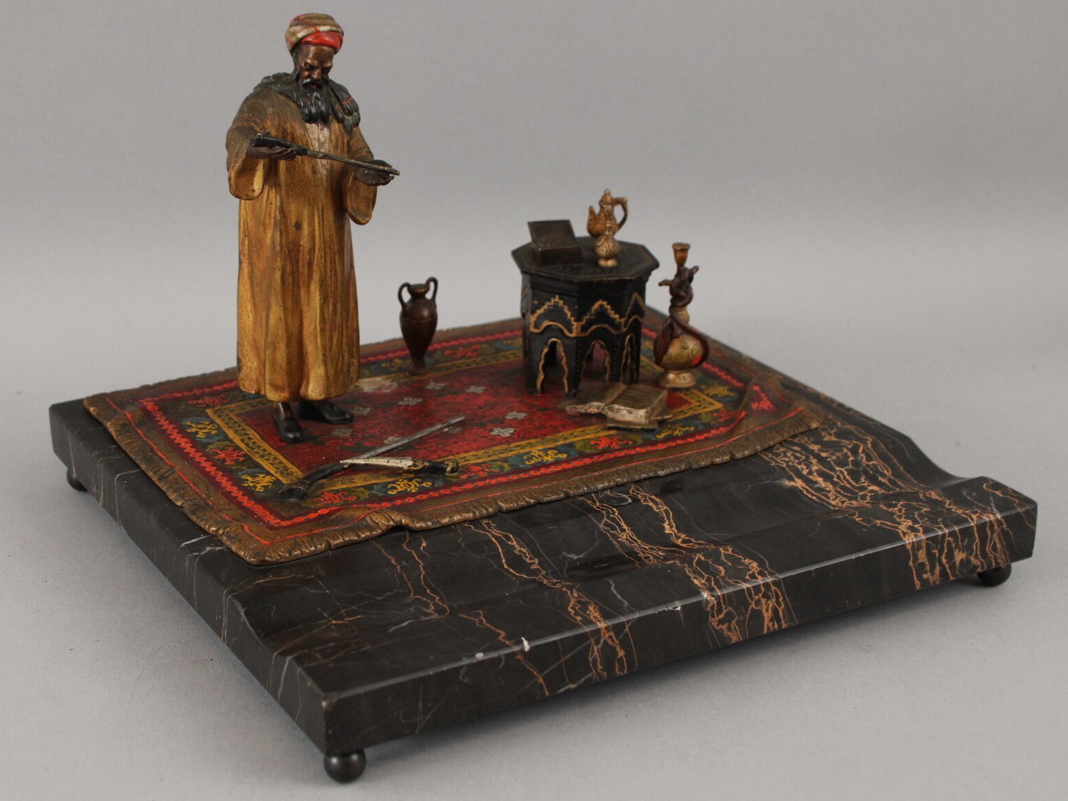 Austrian Bronze Arab Warrior with Sword