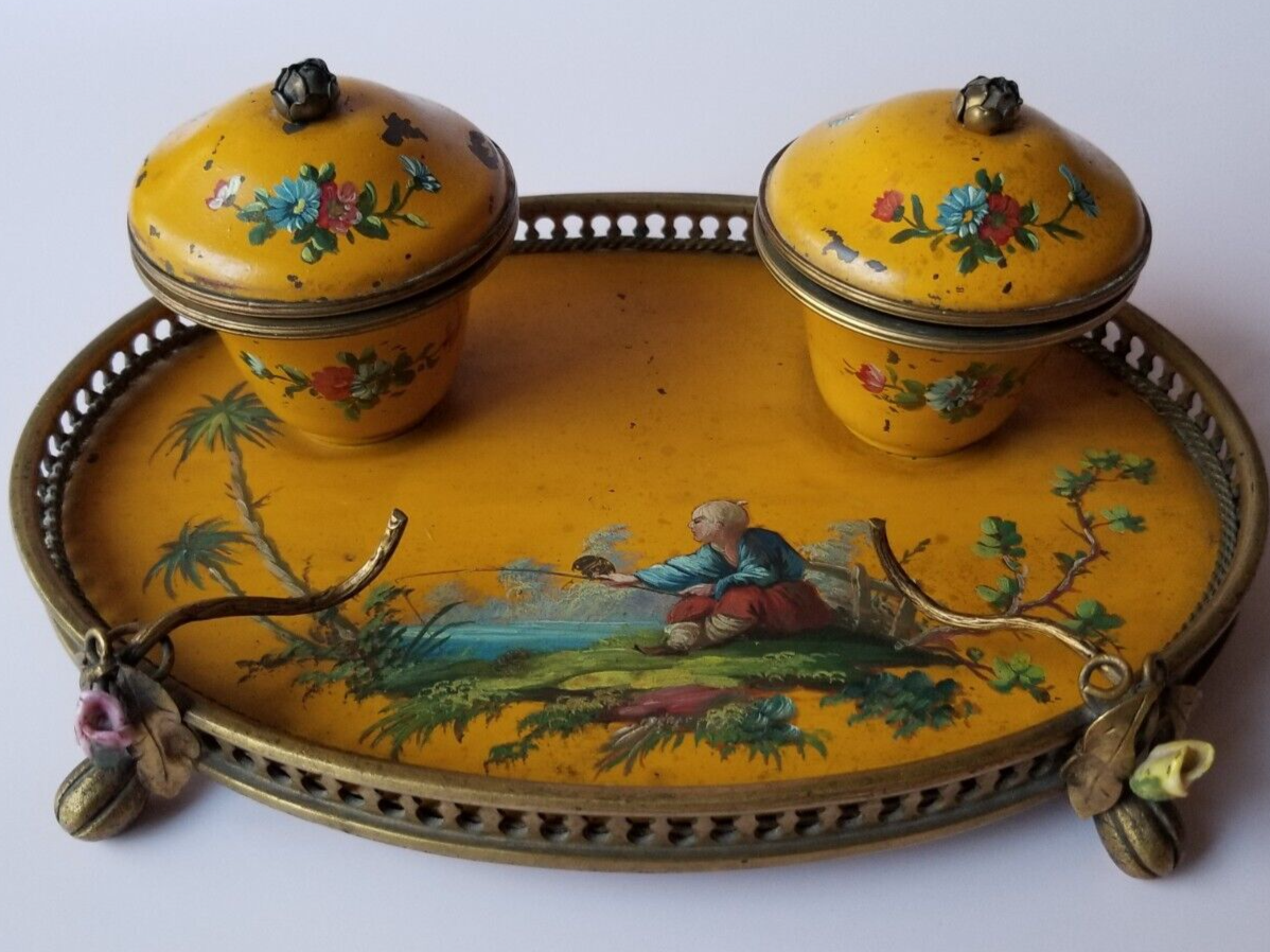 Hand Painted Inkstand – Asian Design