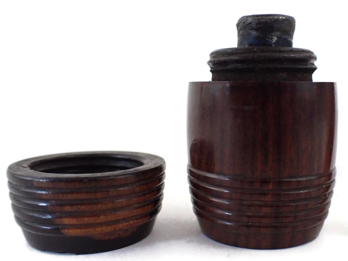 Treenware Barrel Inkwell