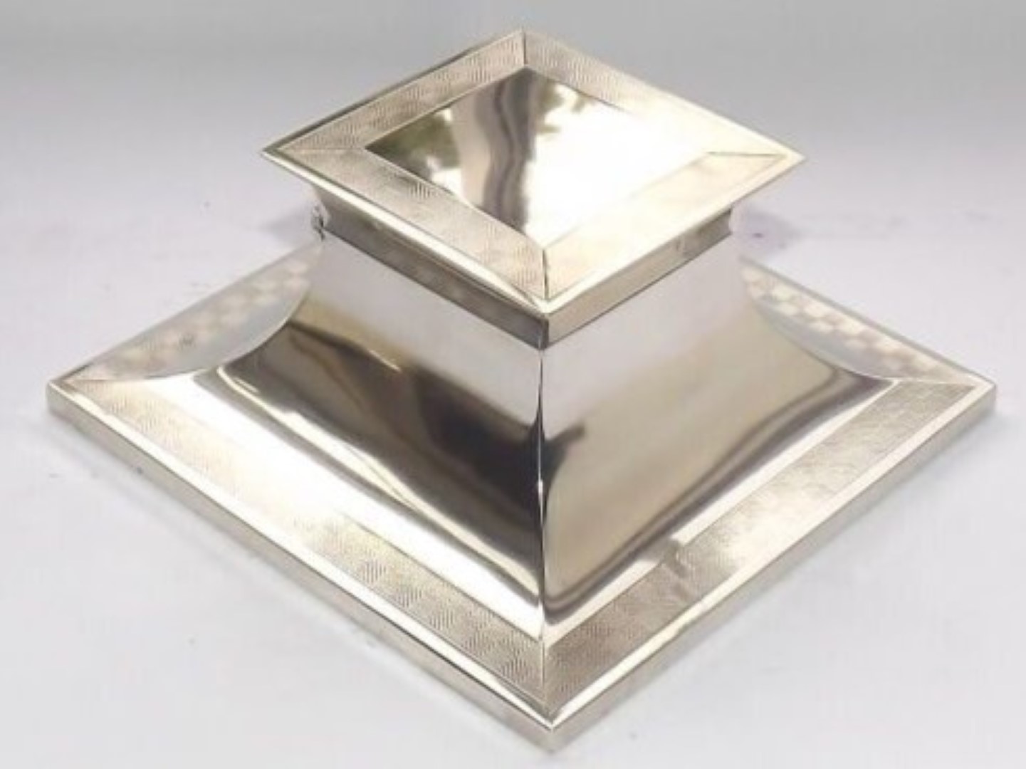 Art Deco Sterling Silver Inkwell