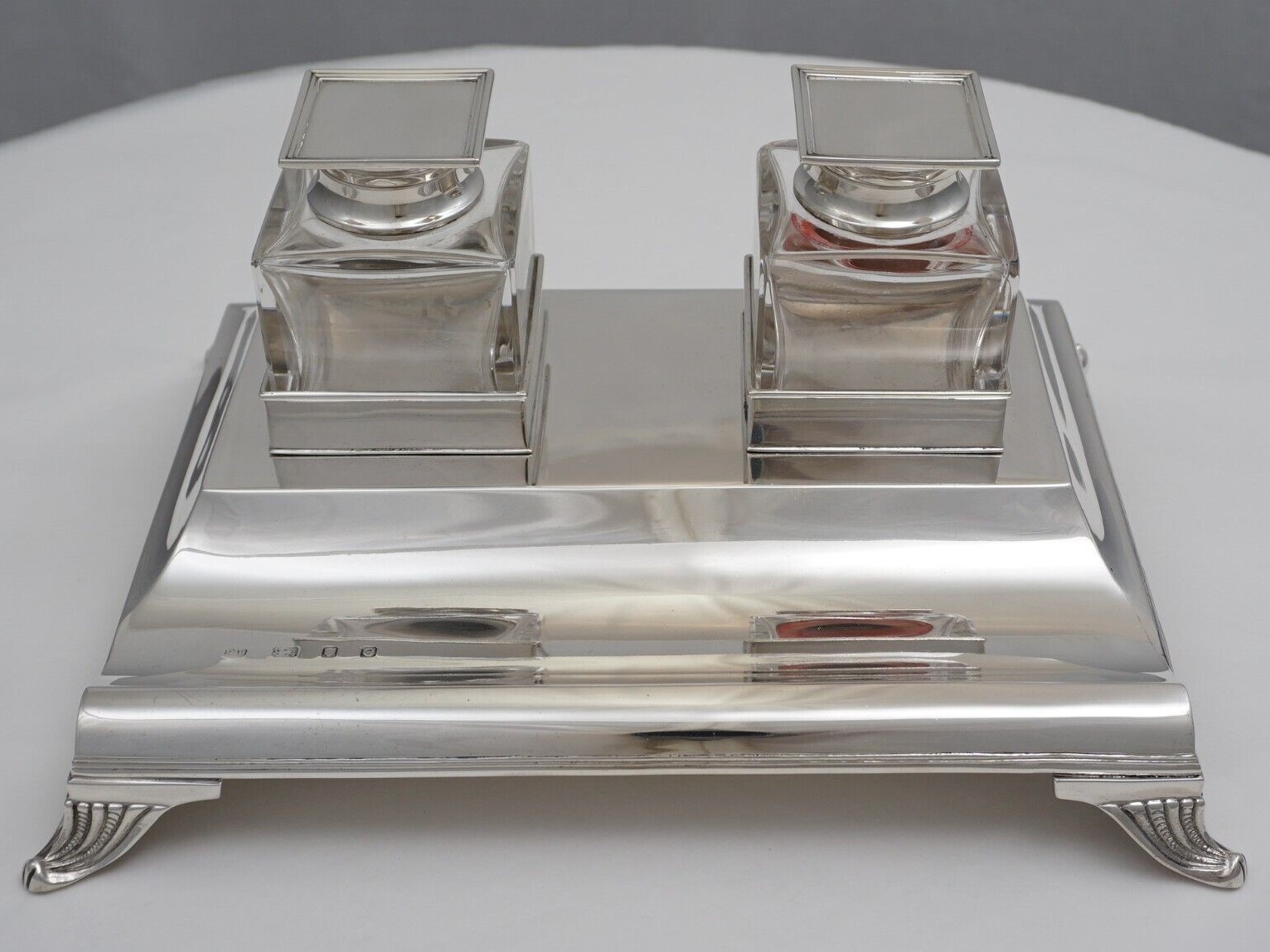 Art Deco Sterling Silver Inkstand