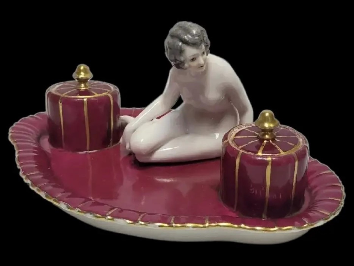Nude Lady Figure on a Pen Tray