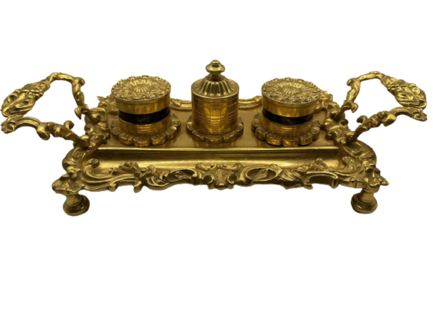 Gilt Bronze Inkstand