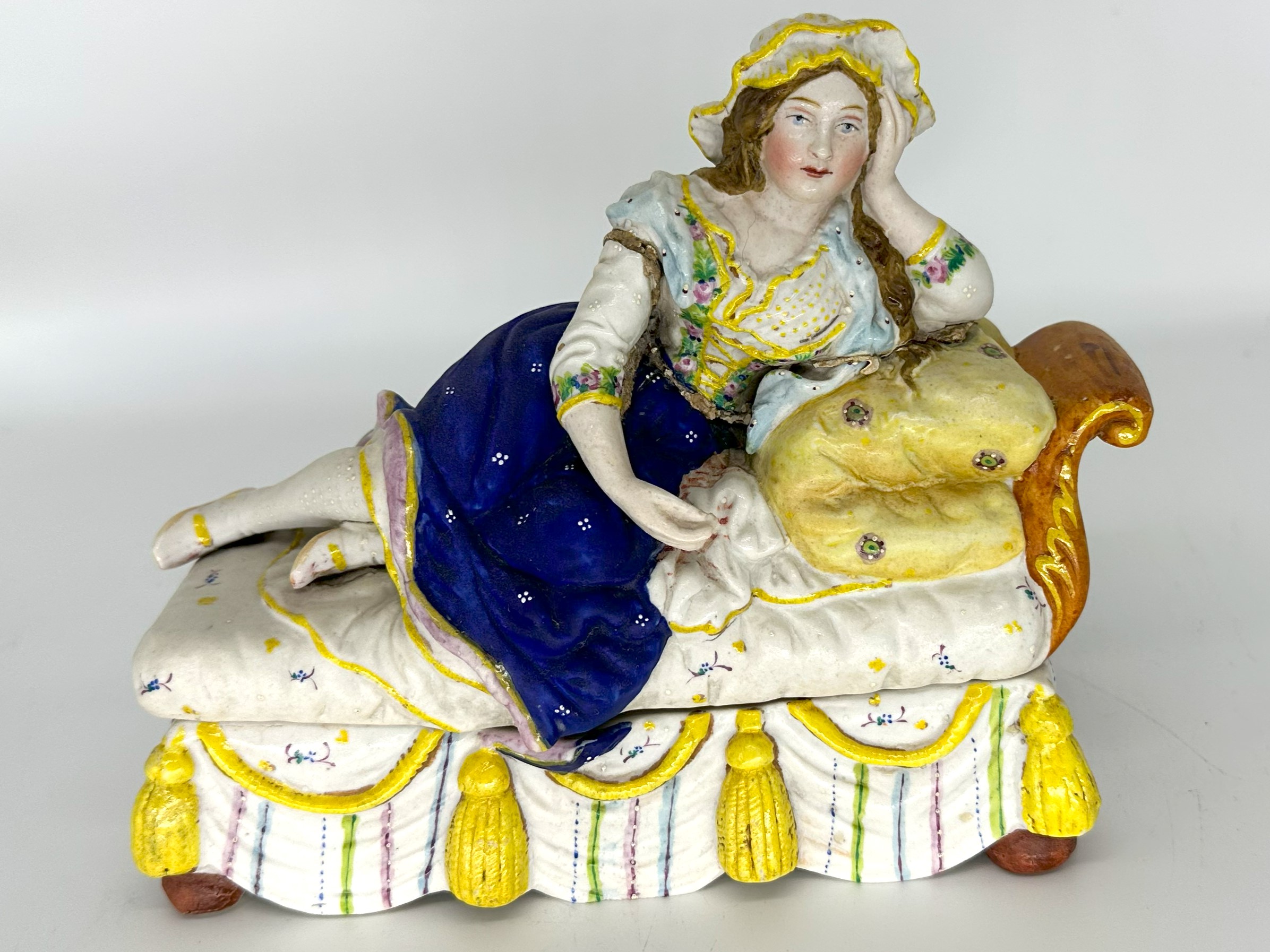 Woman Lounging on a Divan