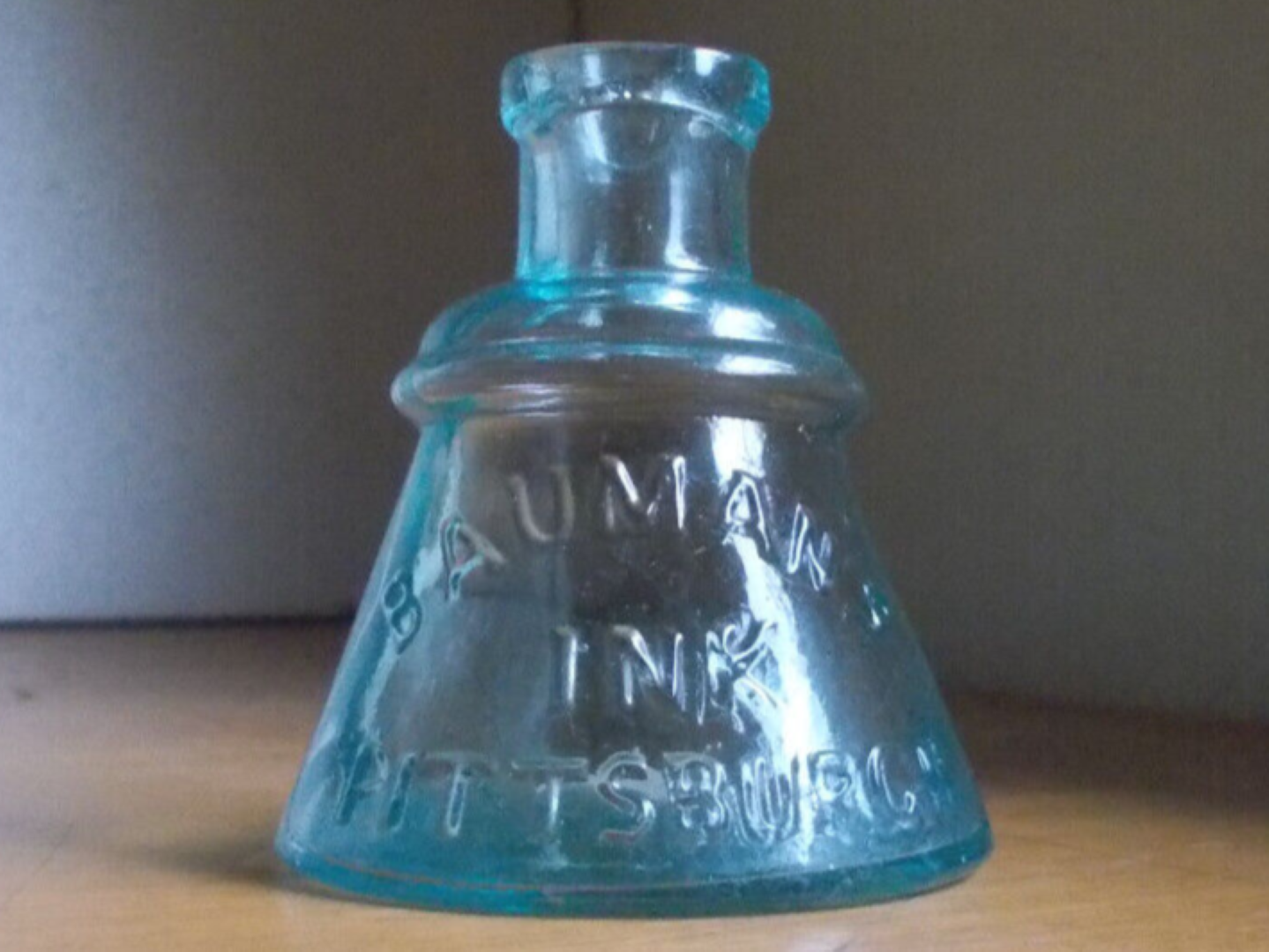 Bauman’s Bell-shaped Cone Ink Bottle