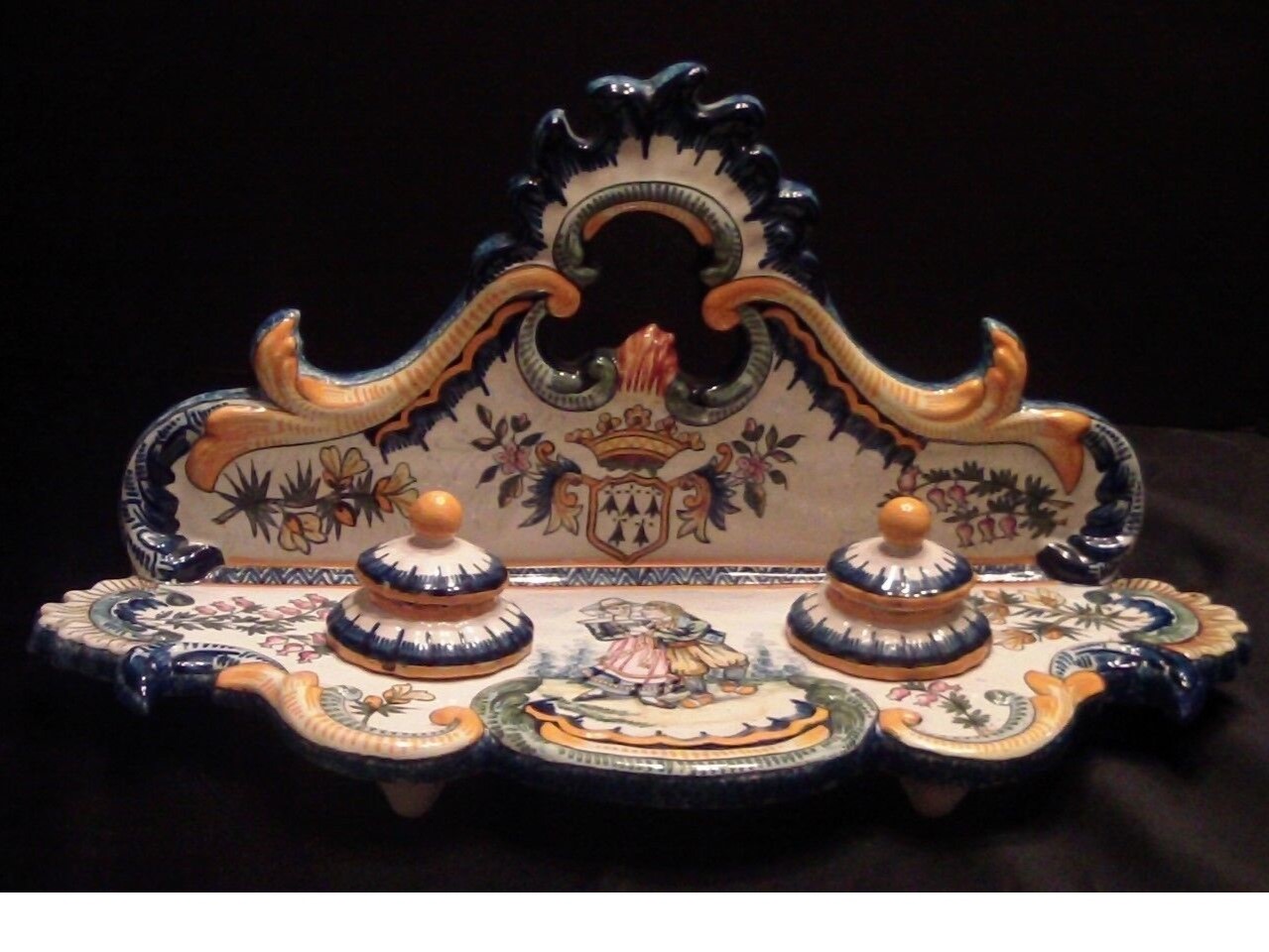 HB Quimper Inkstand