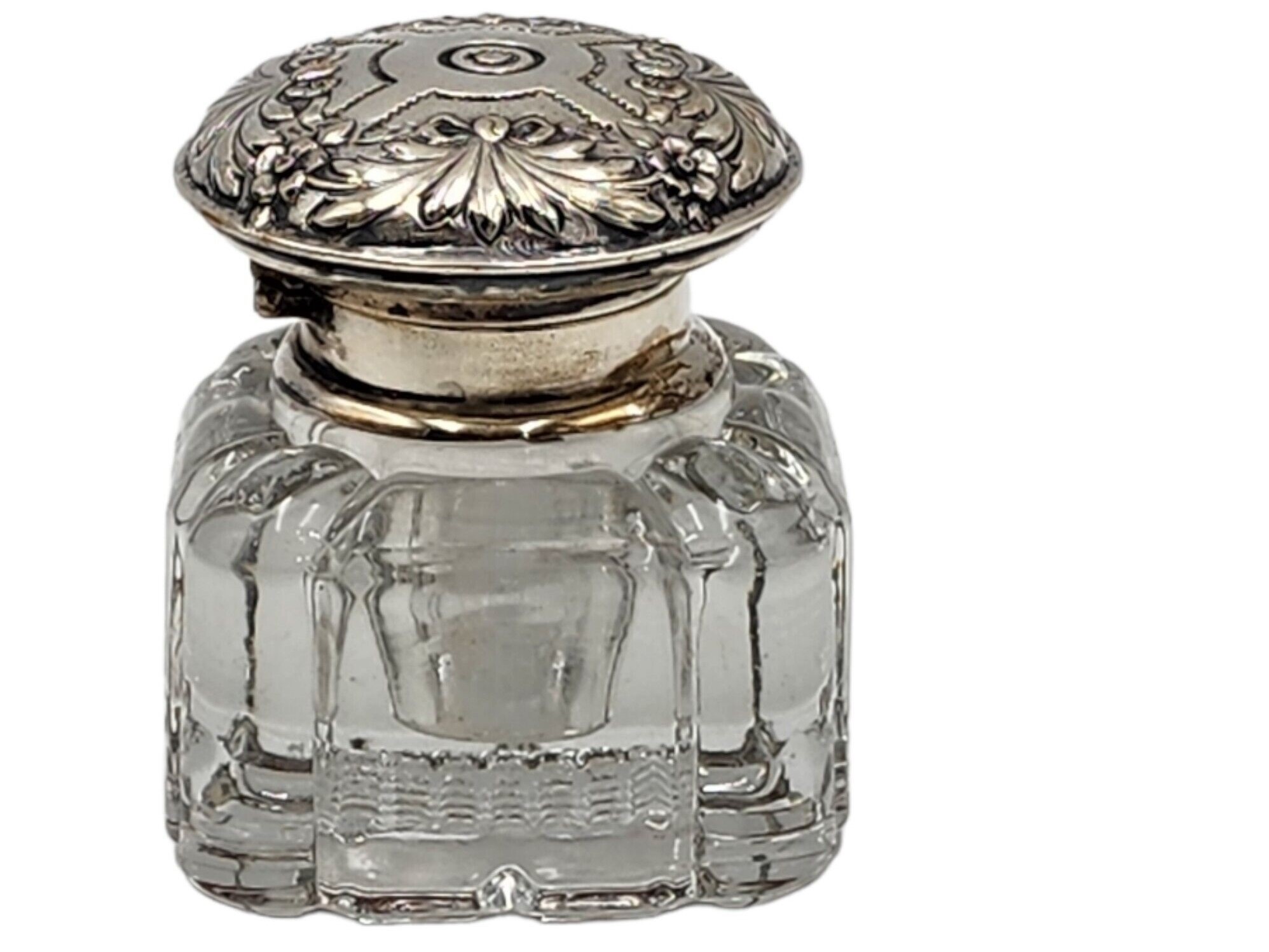 Inkwell with Sterling Silver Lid