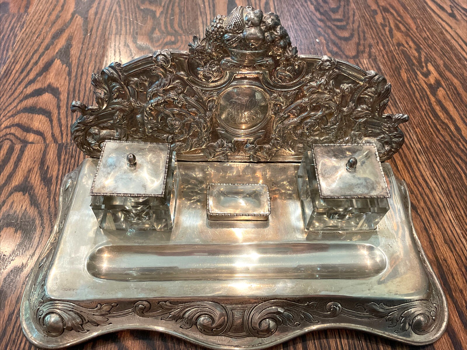 Sterling Silver Inkstand