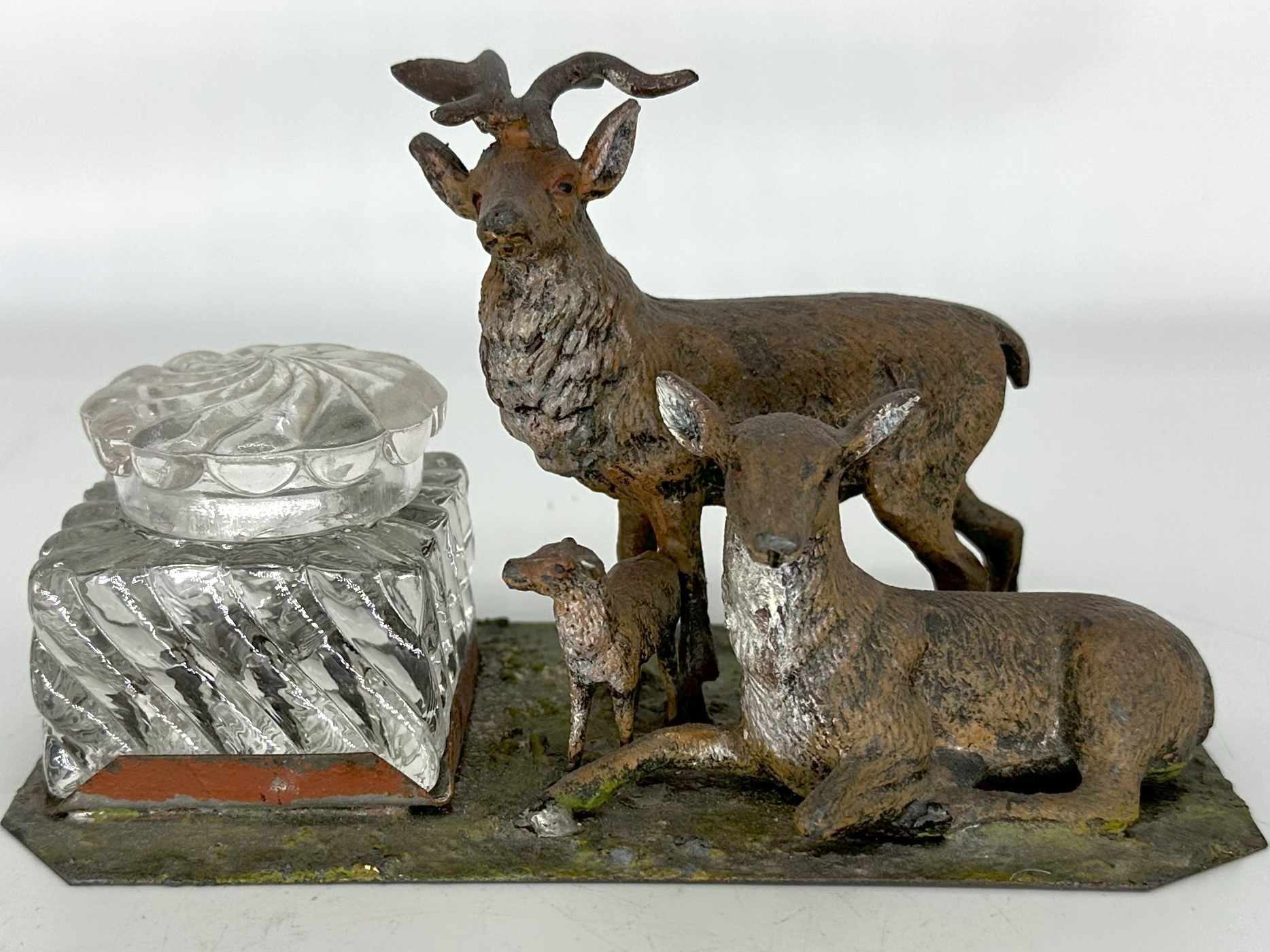 Deer Family Inkstand
