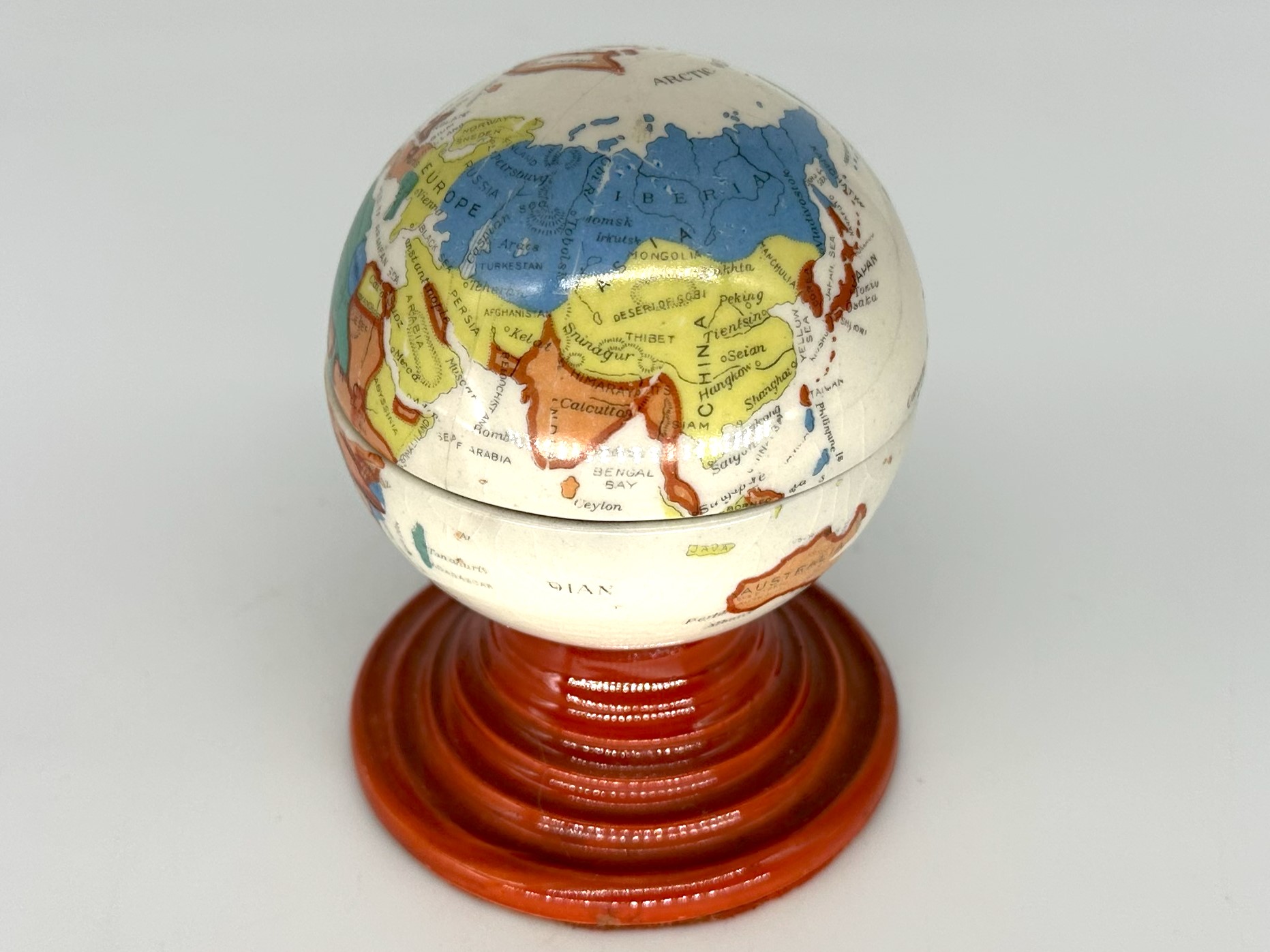 World Globe Inkwell