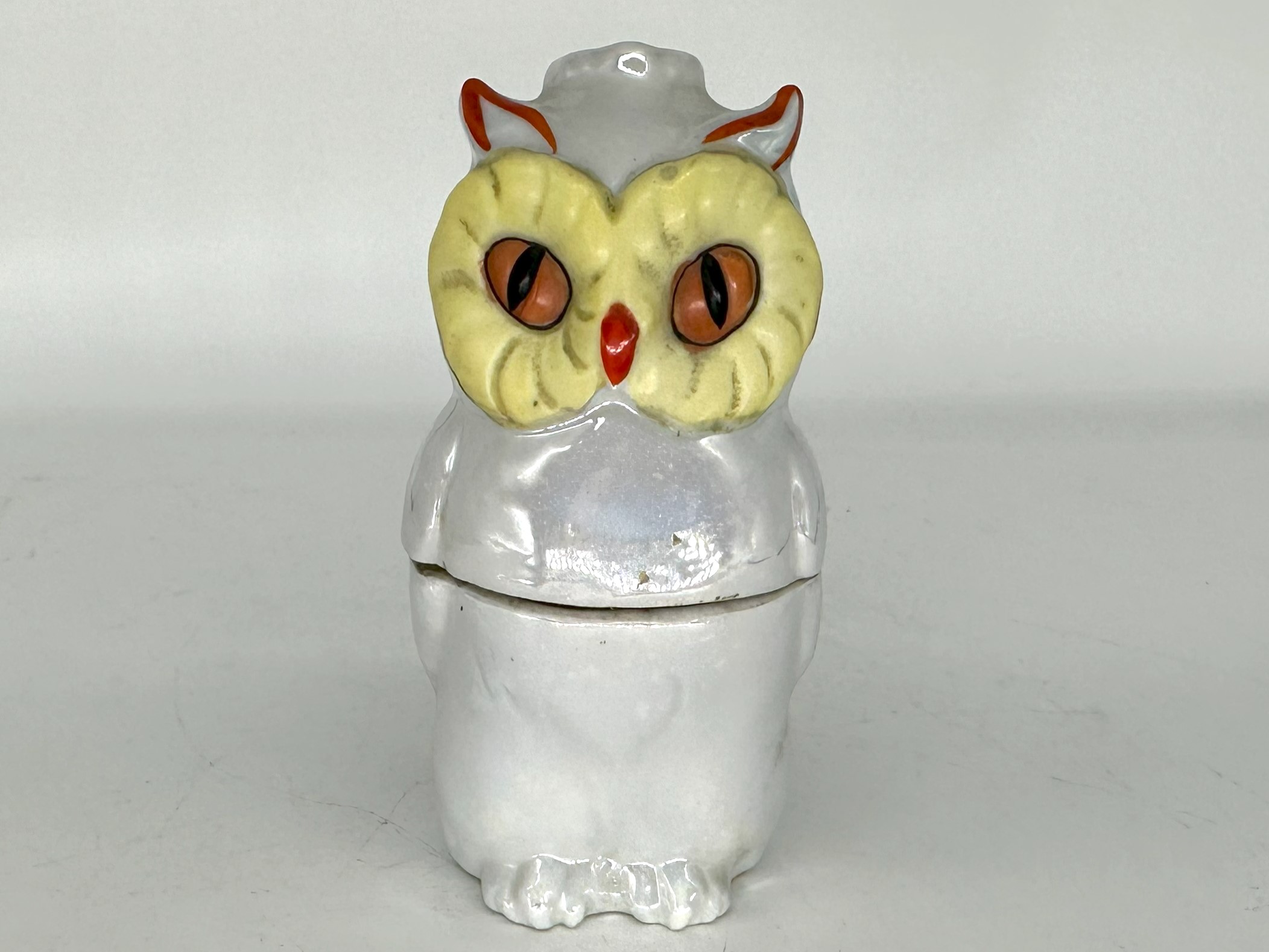 Porcelain (Lusterware) Owl