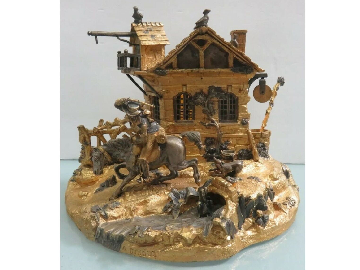 Gilt Bronze Country Farmyard