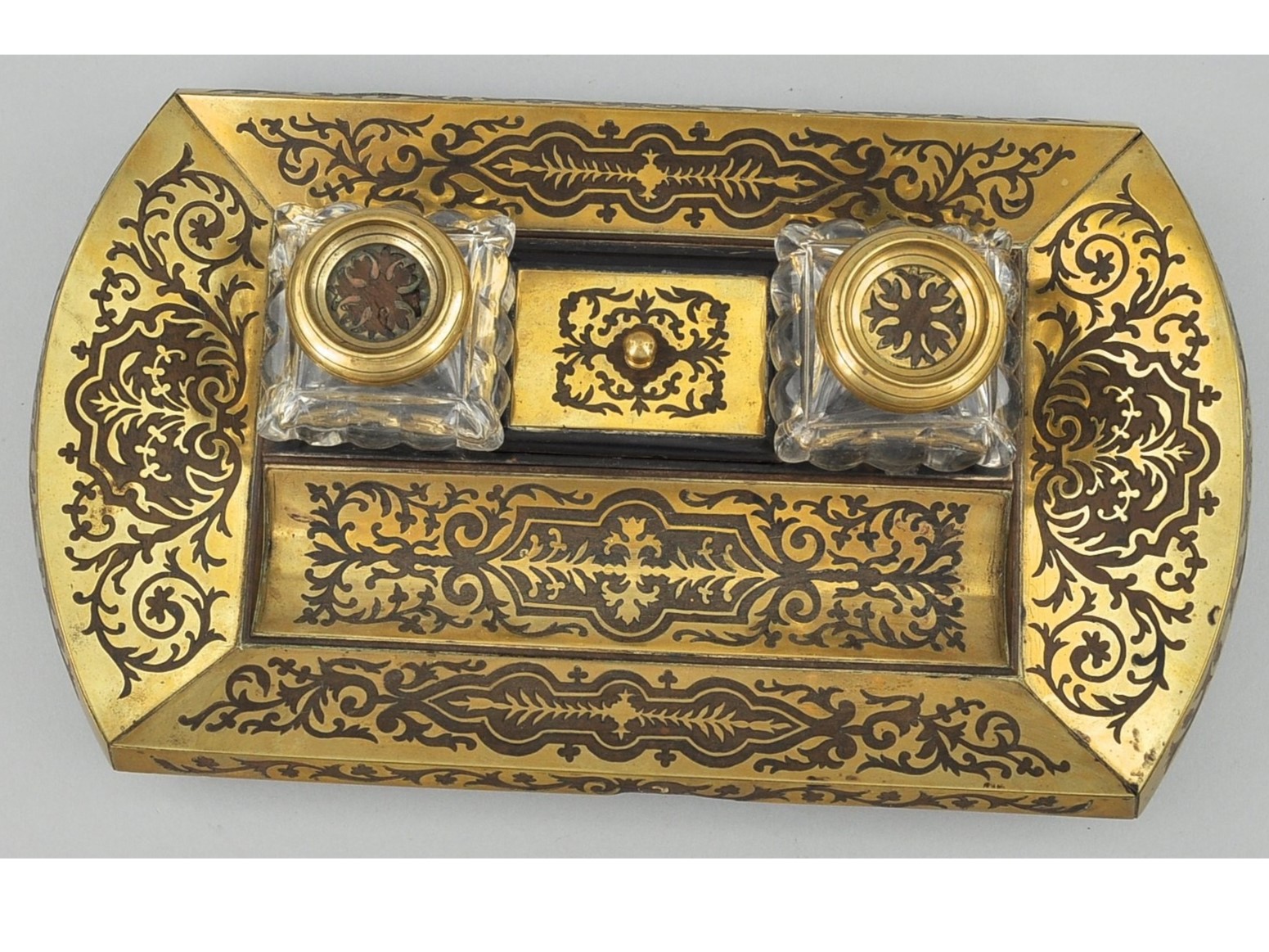 Boulle Double Inkstand