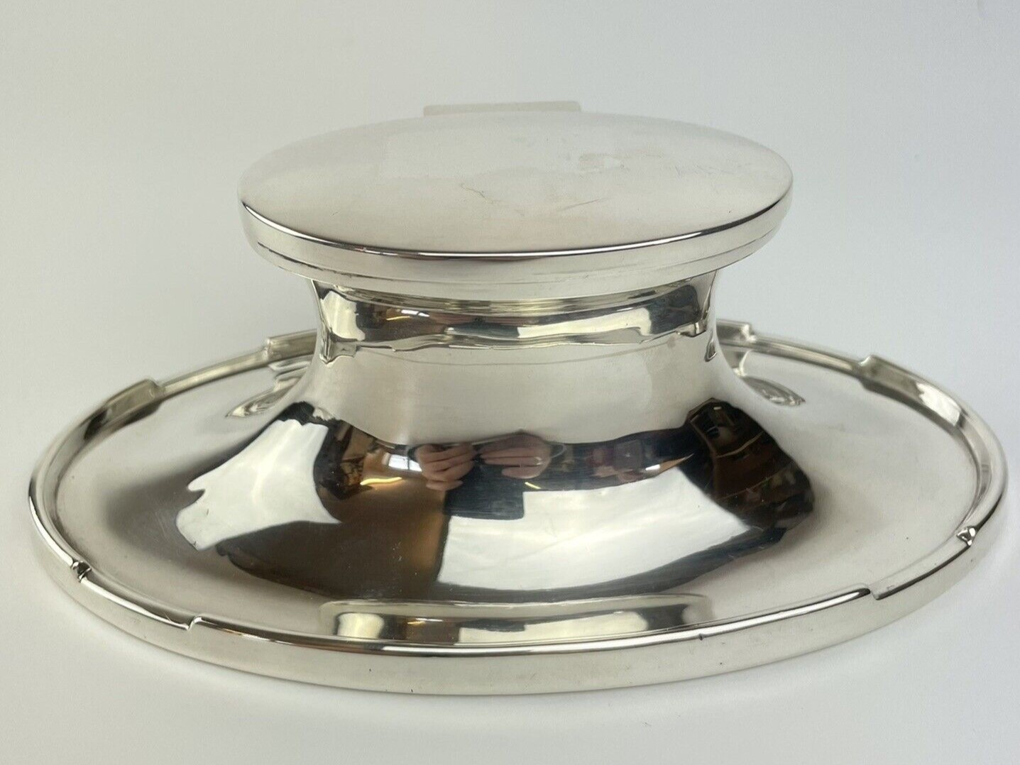 Sterling Capstan Inkwell