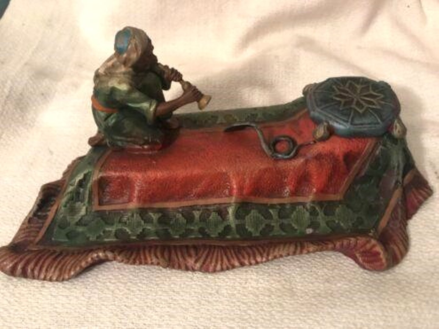 Snake Charmer on an Oriental Carpet