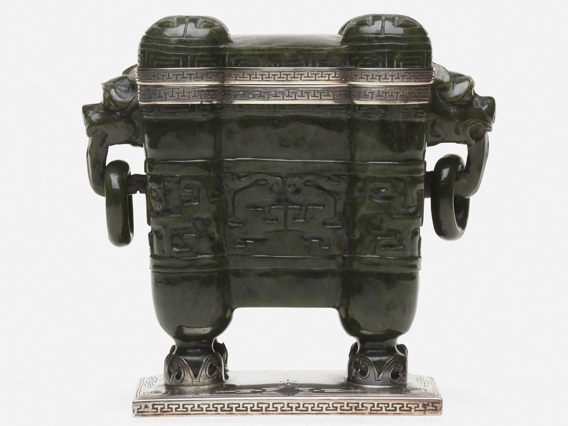 Chinoiserie Jade Inkwell