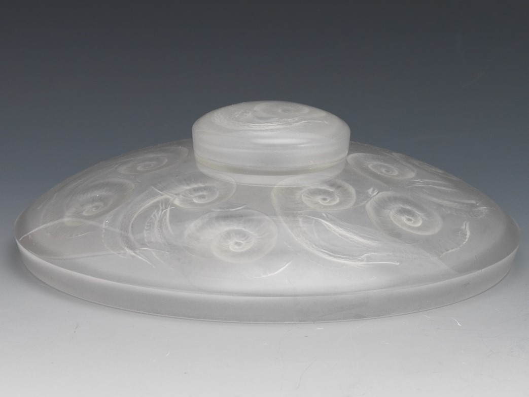 Lalique Escargot Opalescent Inkwell