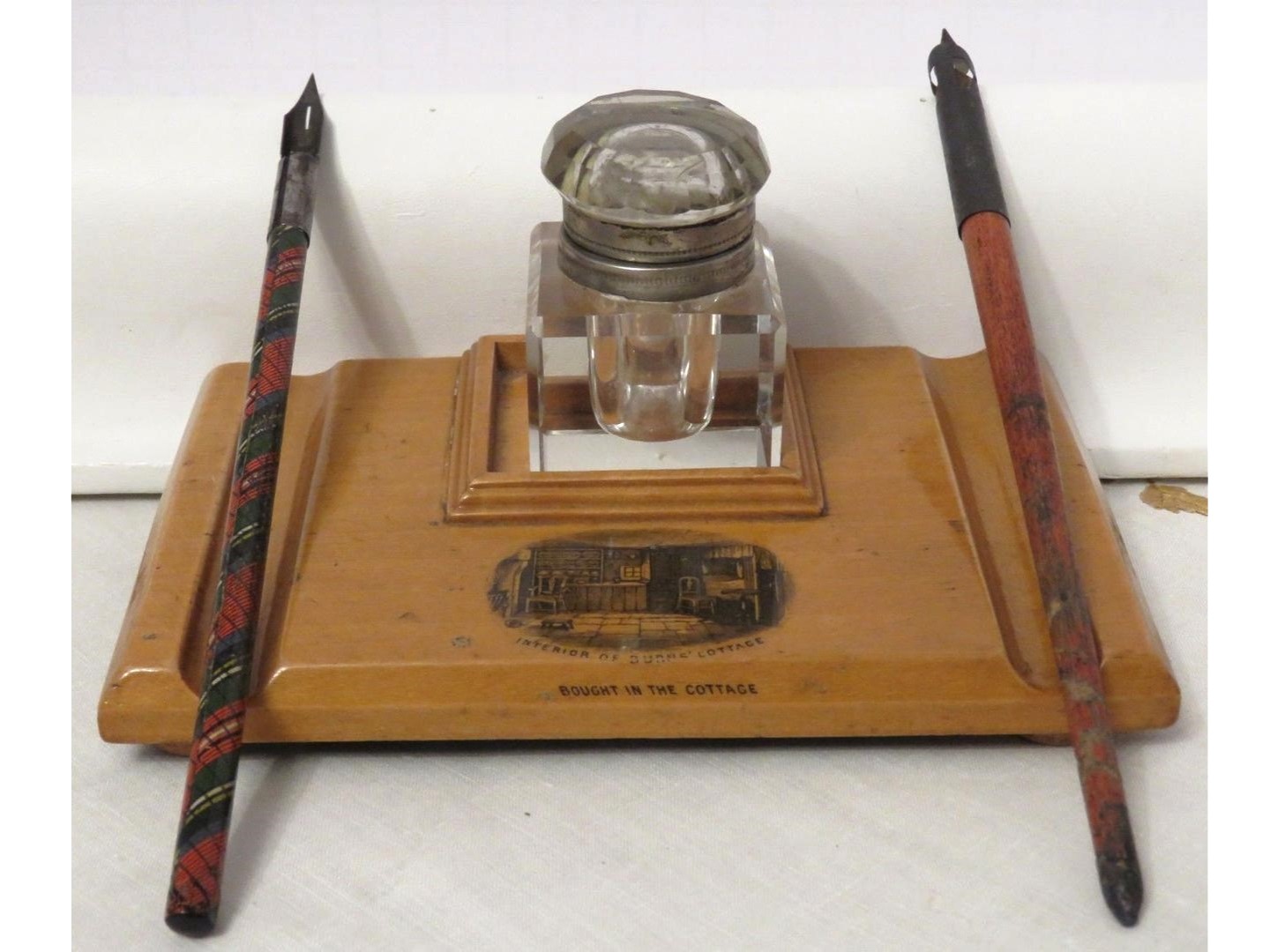 Mauchline Ware Inkstand