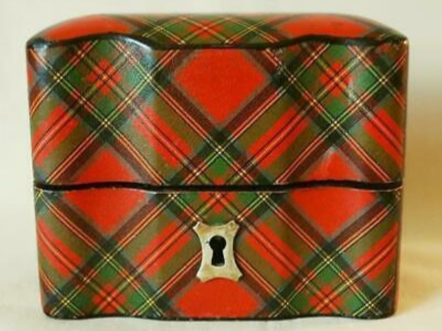 Stuart Tartan Ware Double Inkwell