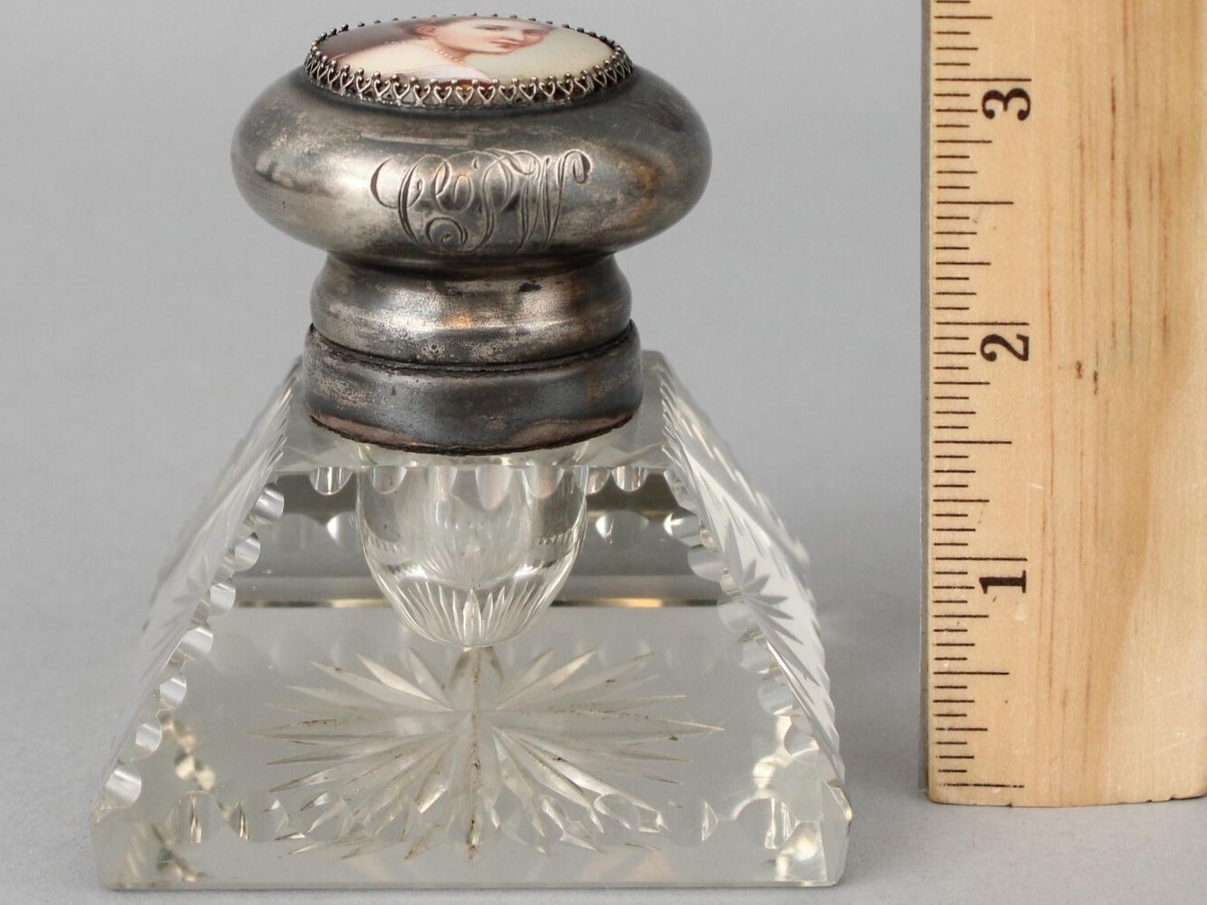 Inkwell with a Miniature Portrait