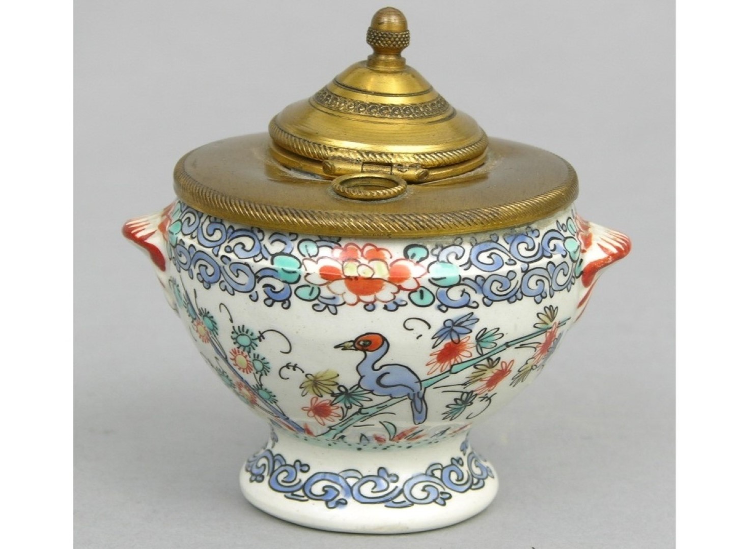 French Porcelain Inkwell