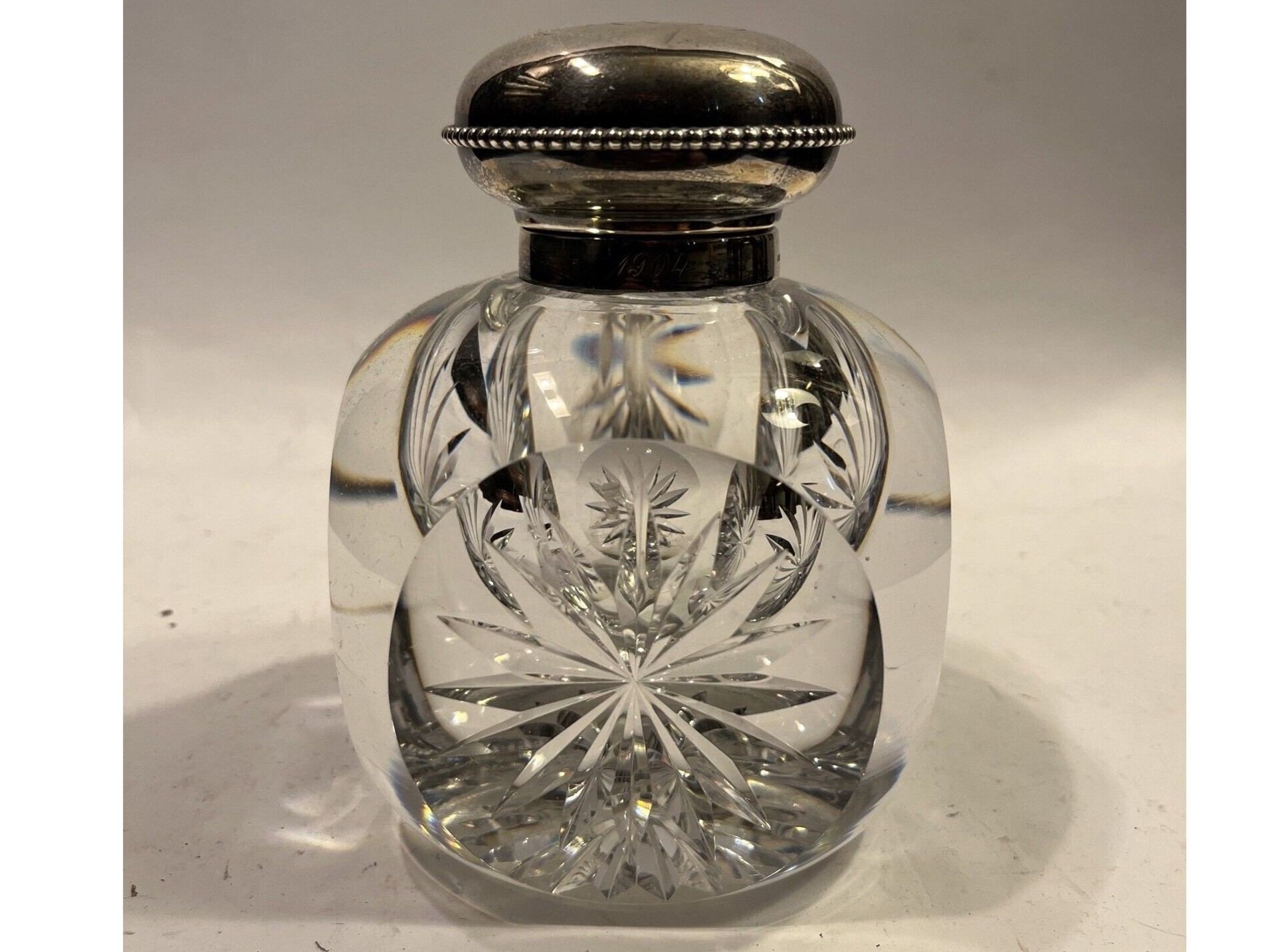 Glass with Sterling Lid