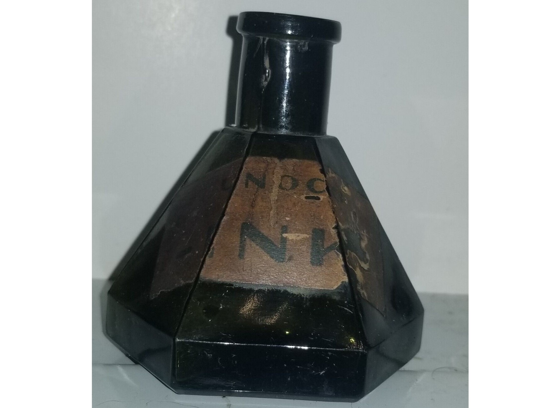 Black Glass UNOCO Ink Bottle