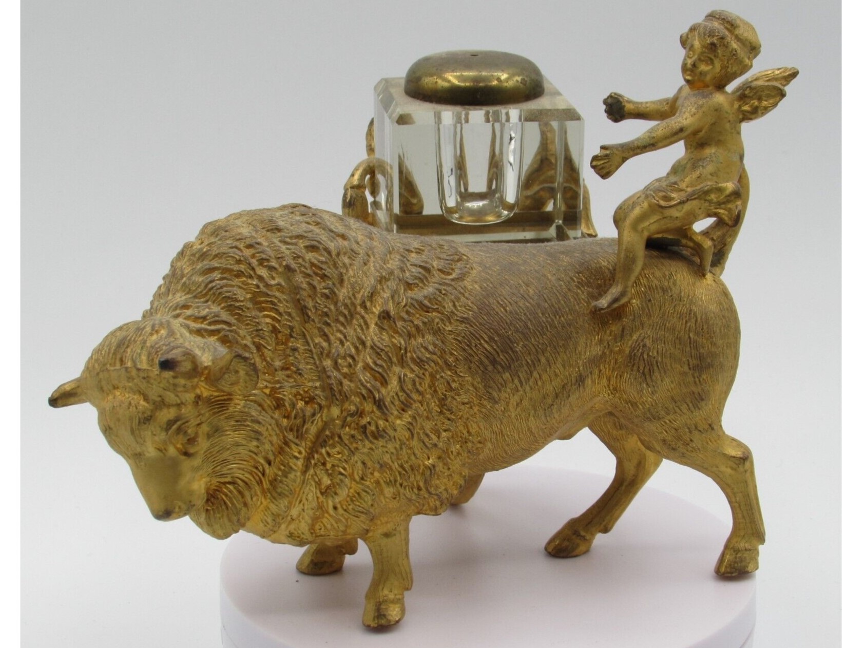 Cherub Riding a Buffalo