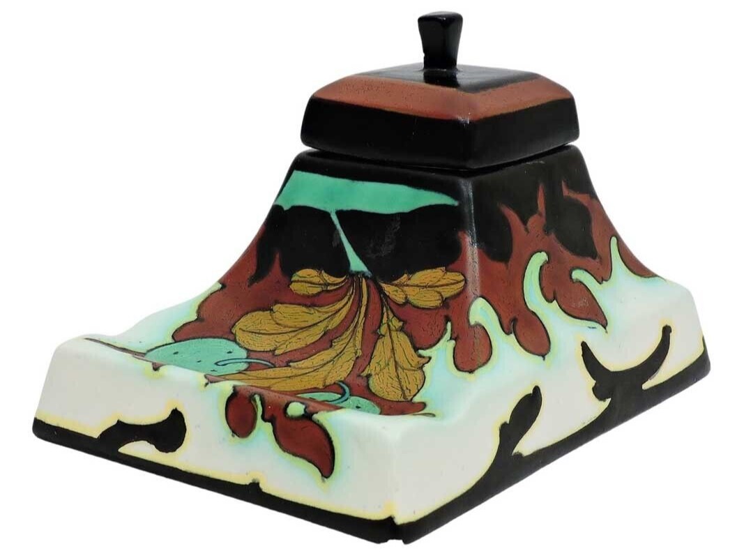 Gouda Pottery Inkwell