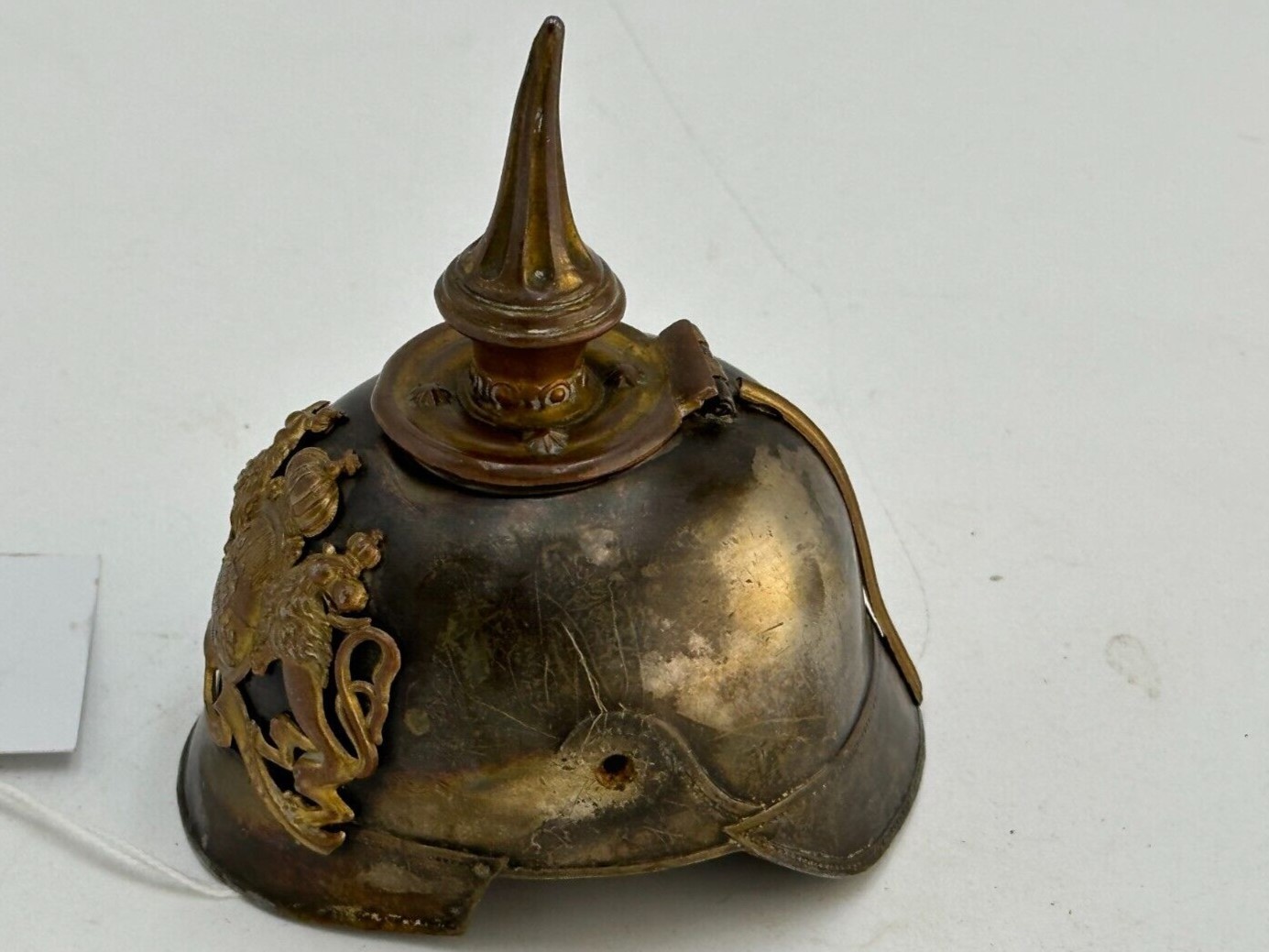 Bavarian Enlisted Infantry Pickelhaube Helmet
