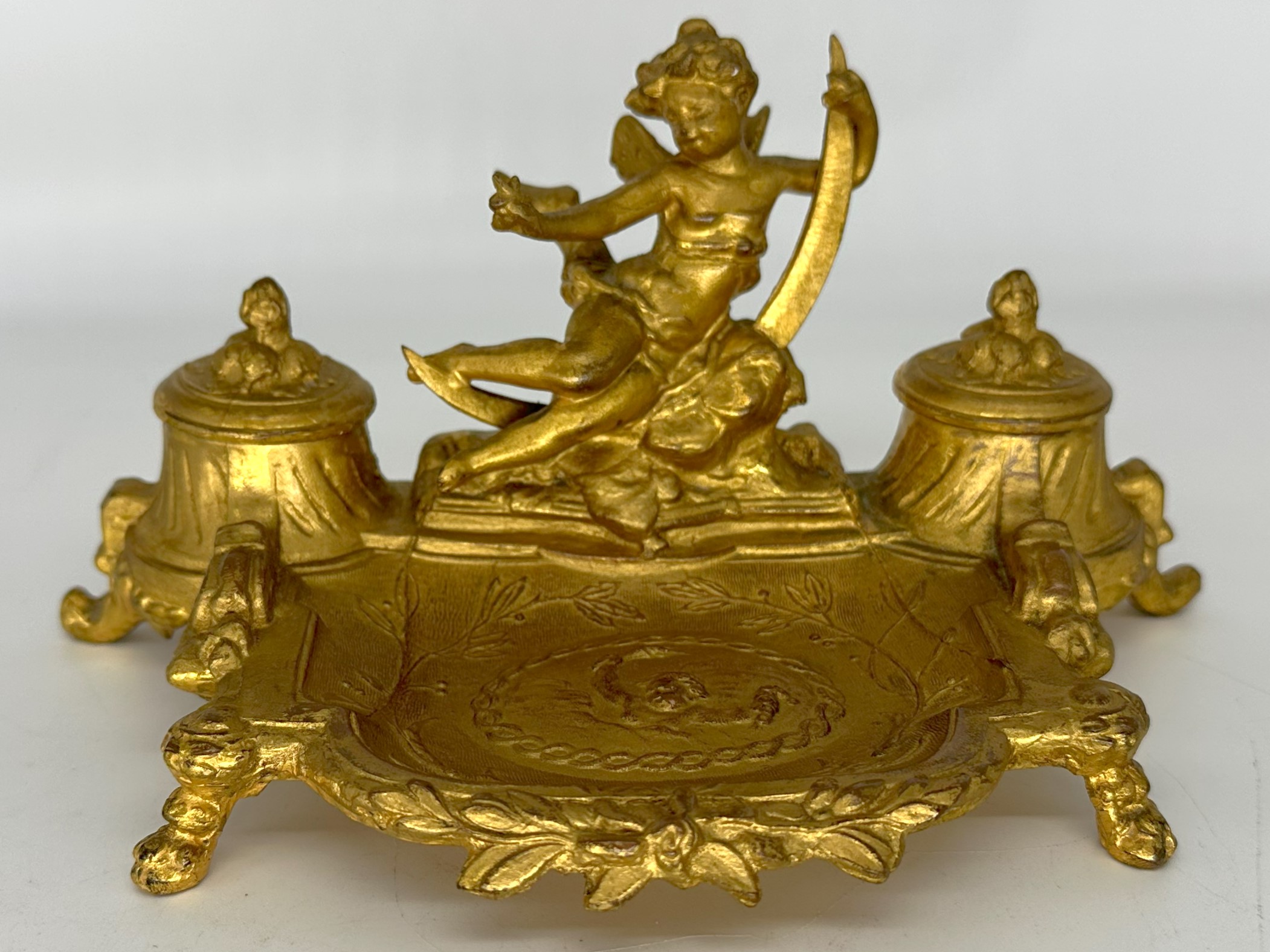 Cherub / Angel Sitting on the Crest of the Moon