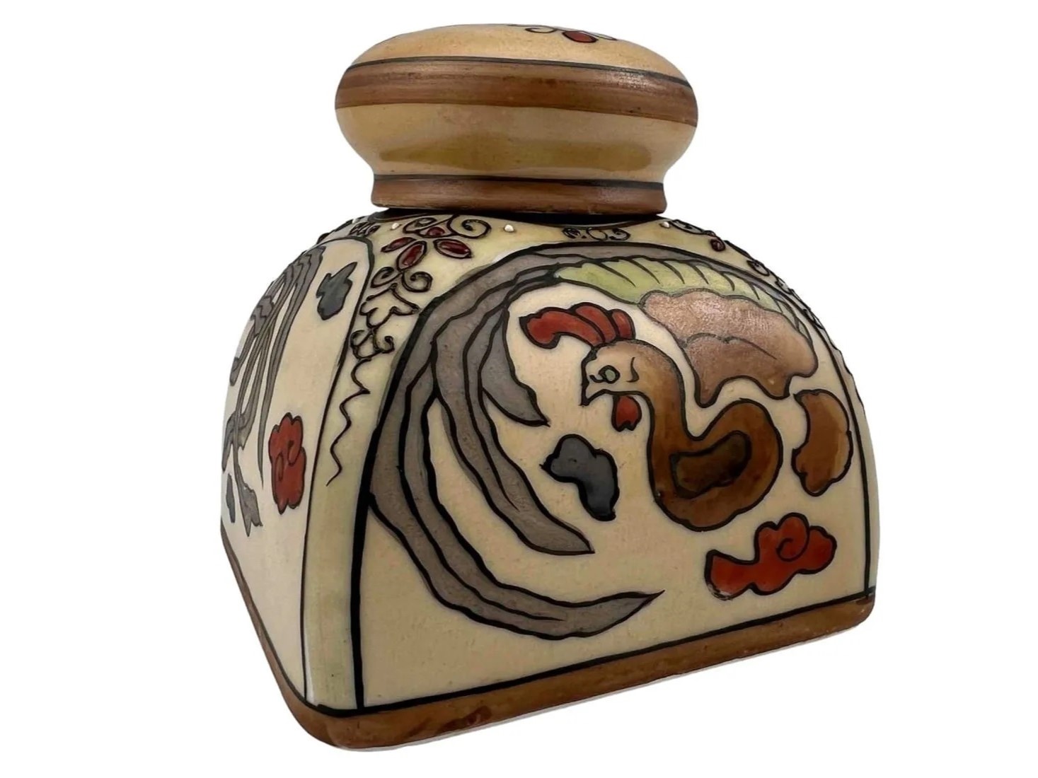 Nippon Inkwell with Moriage