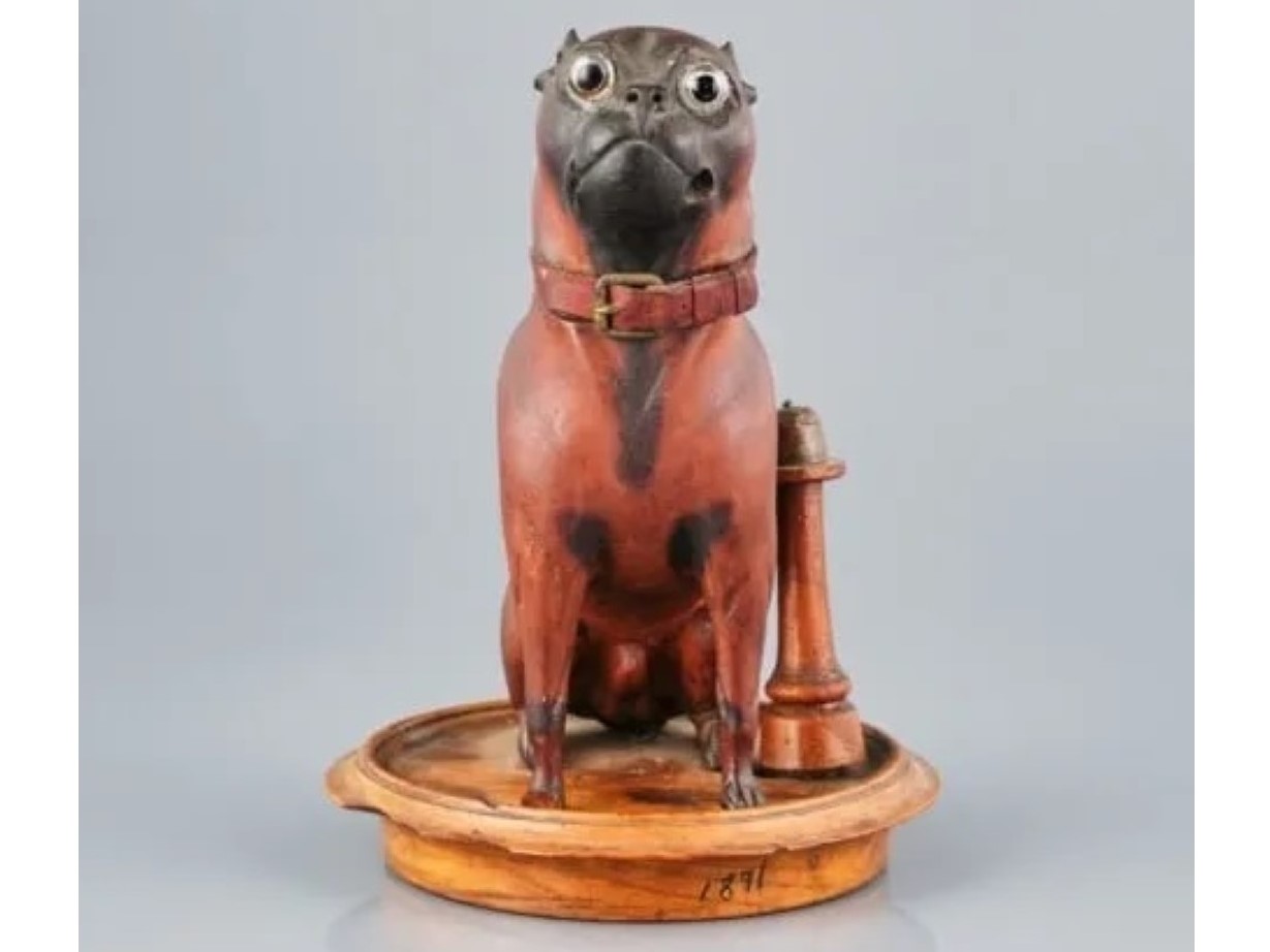 Carved Wooden Dog