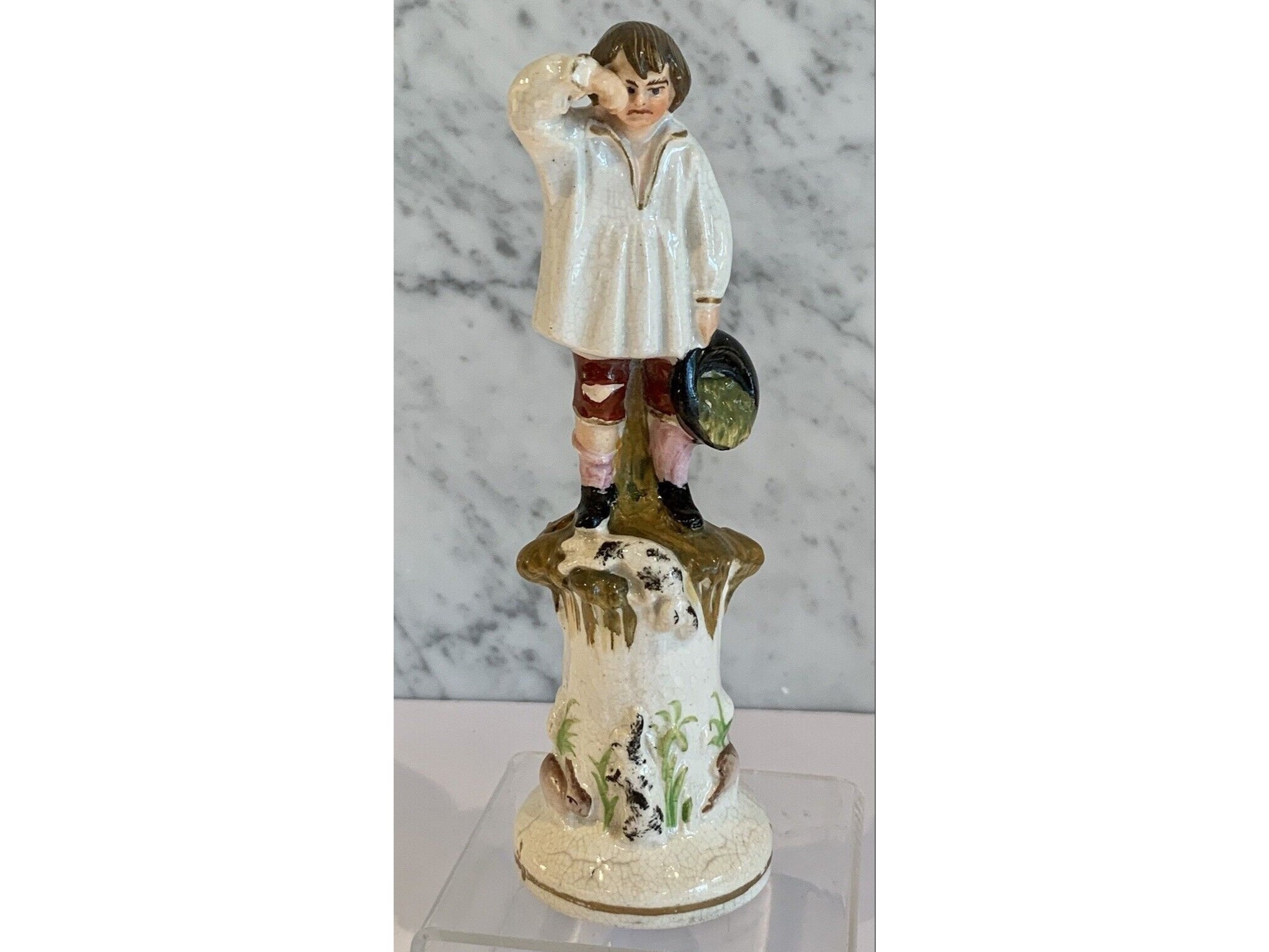Quill Holder – Boy with Rabbits