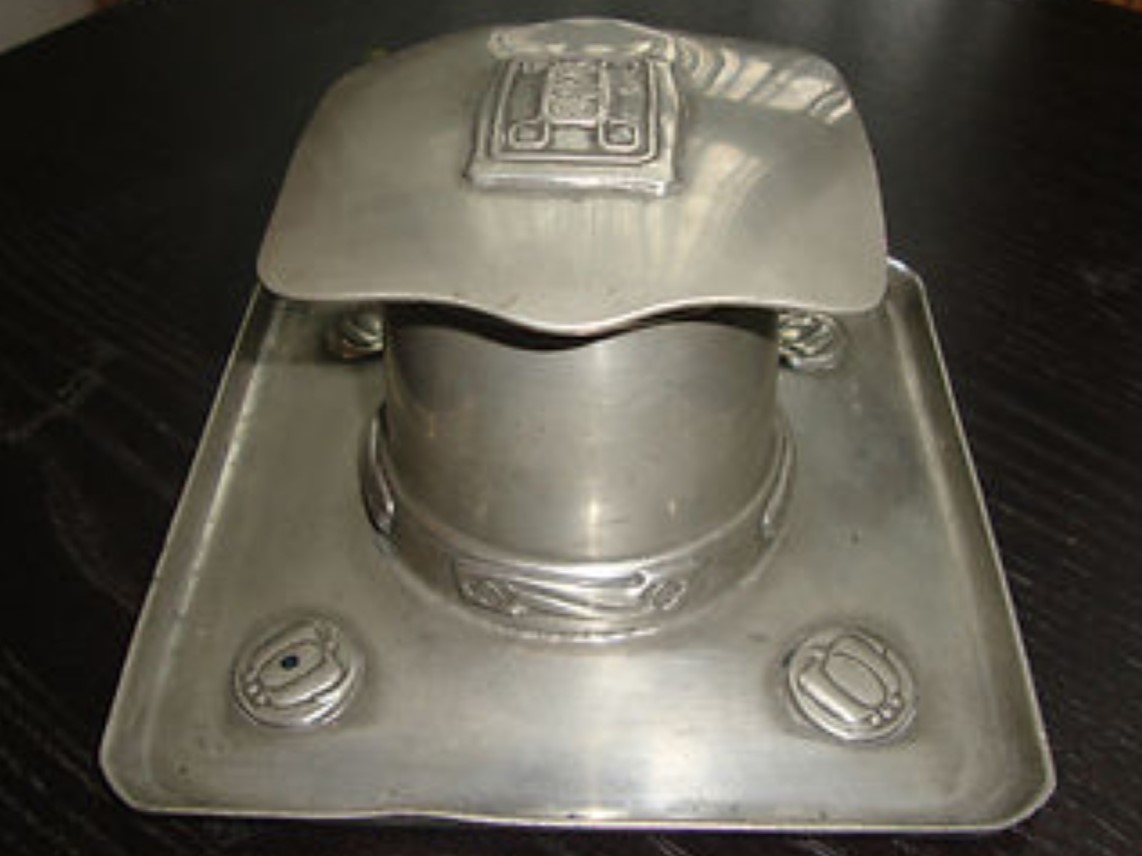 Tudric Pewter Inkwell