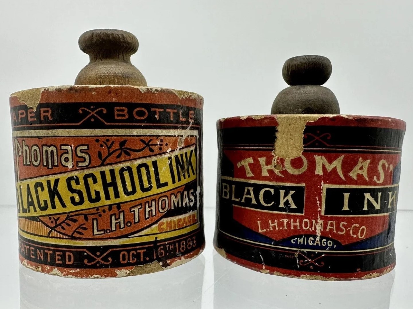 L. H. Thomas Co. – Ink Bottles Made of Paper