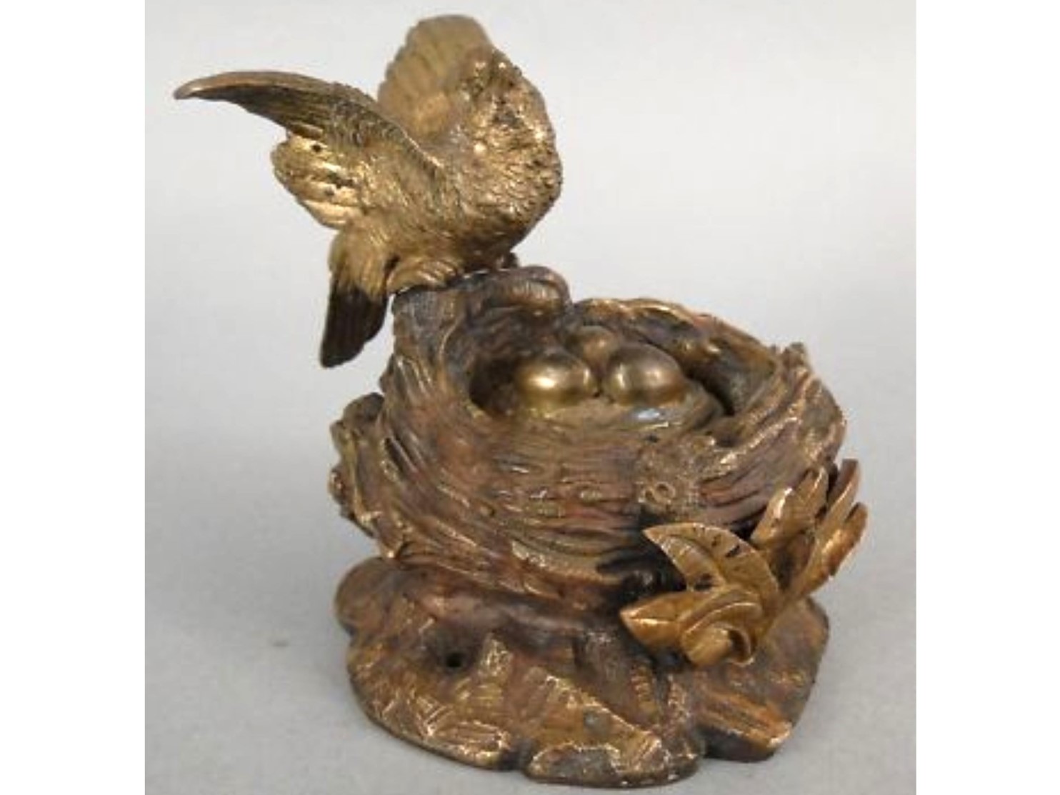 Bronze Bird at the Nest