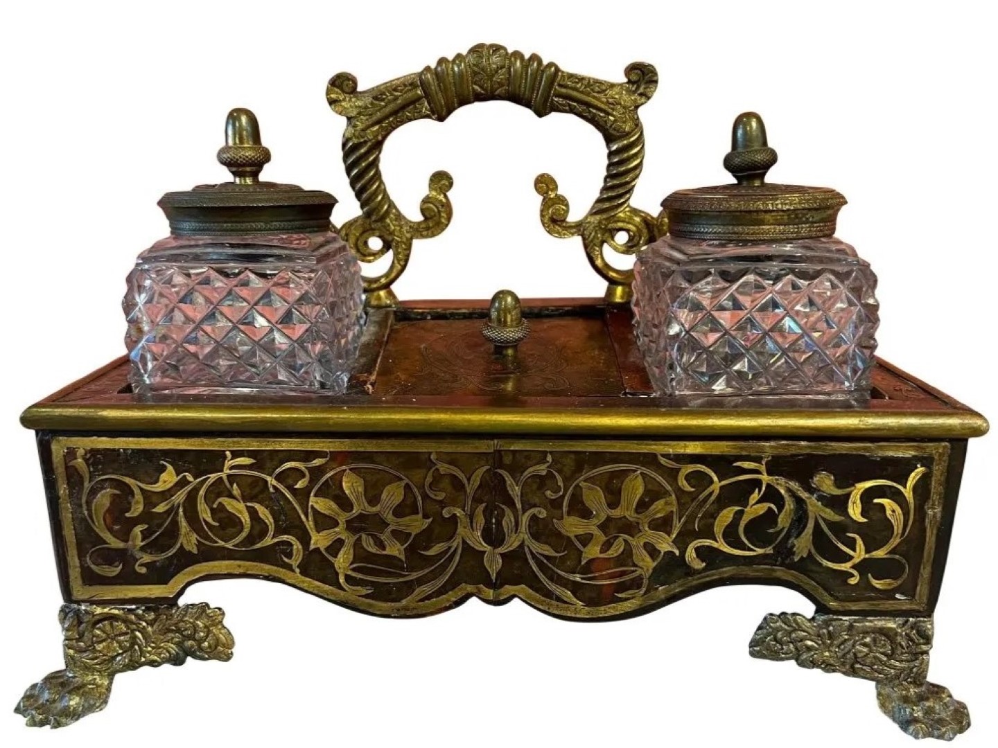 French Boulle Inkstand