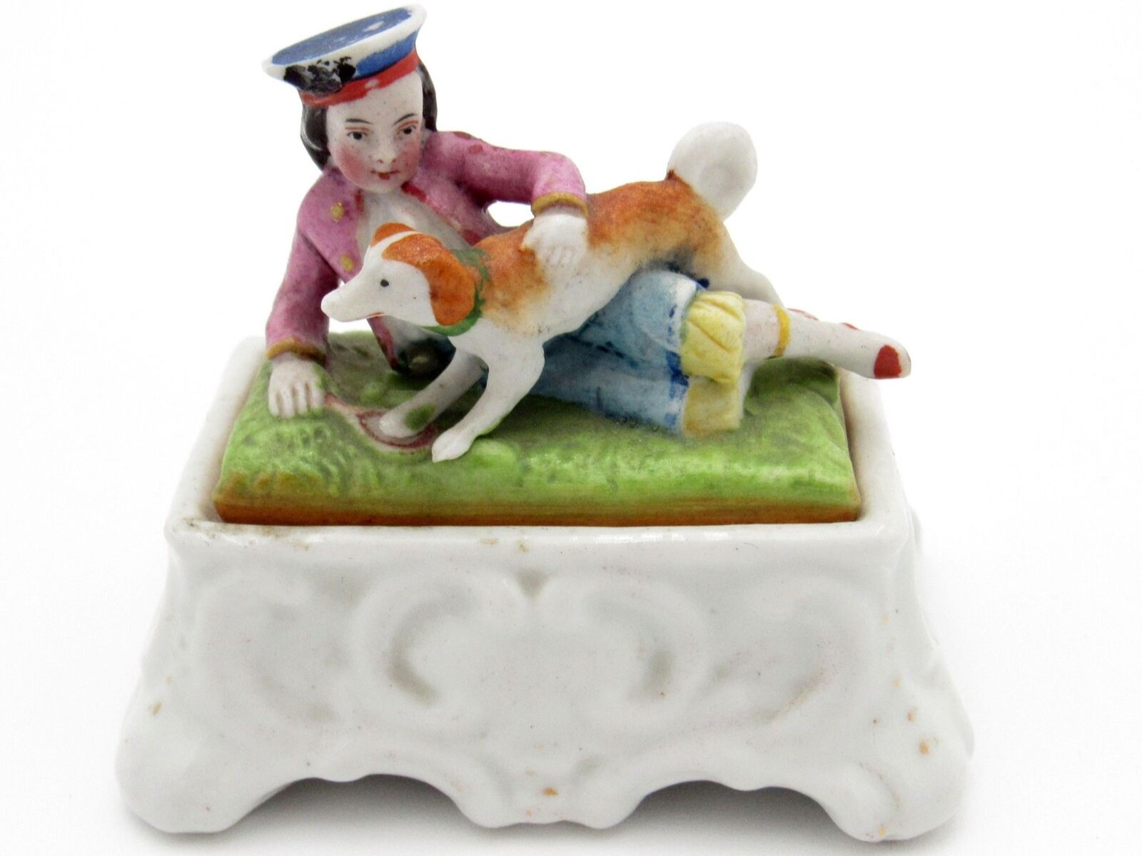 Porcelain Boy and His Dog