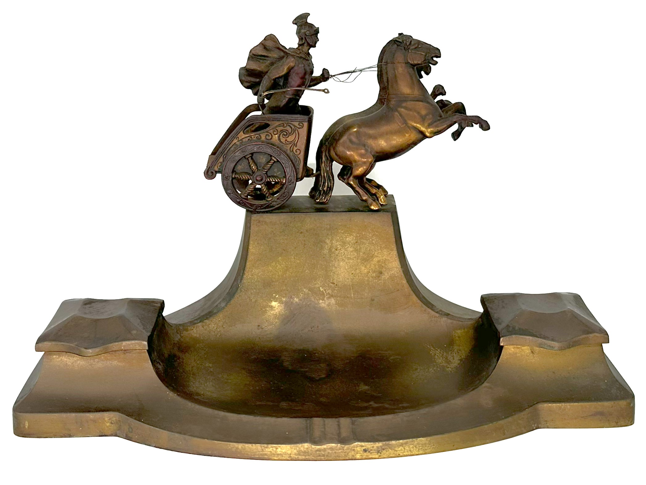 Roman Charioteer Inkstand