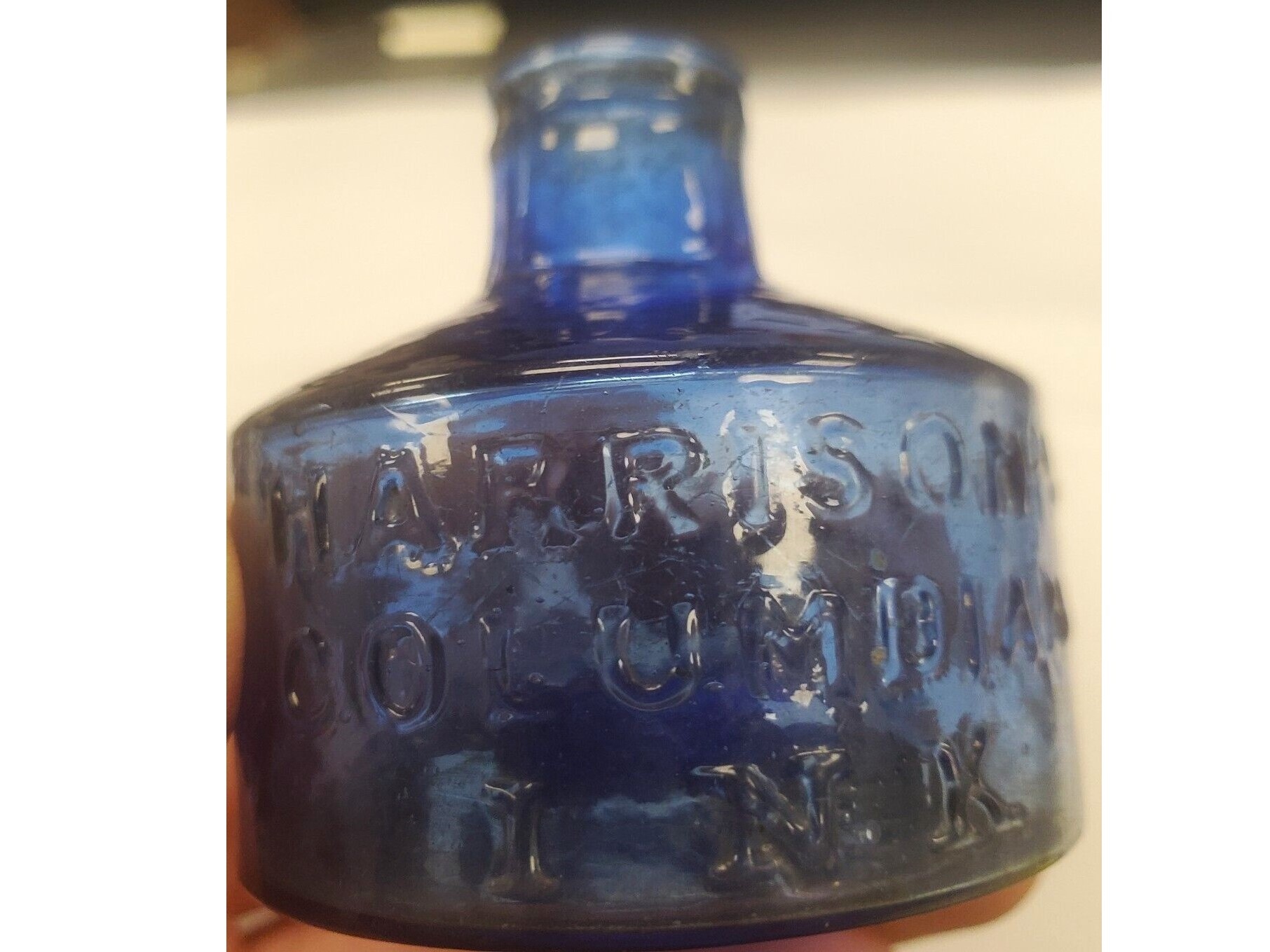Harrison Columbian Cobalt Blue Ink Bottle